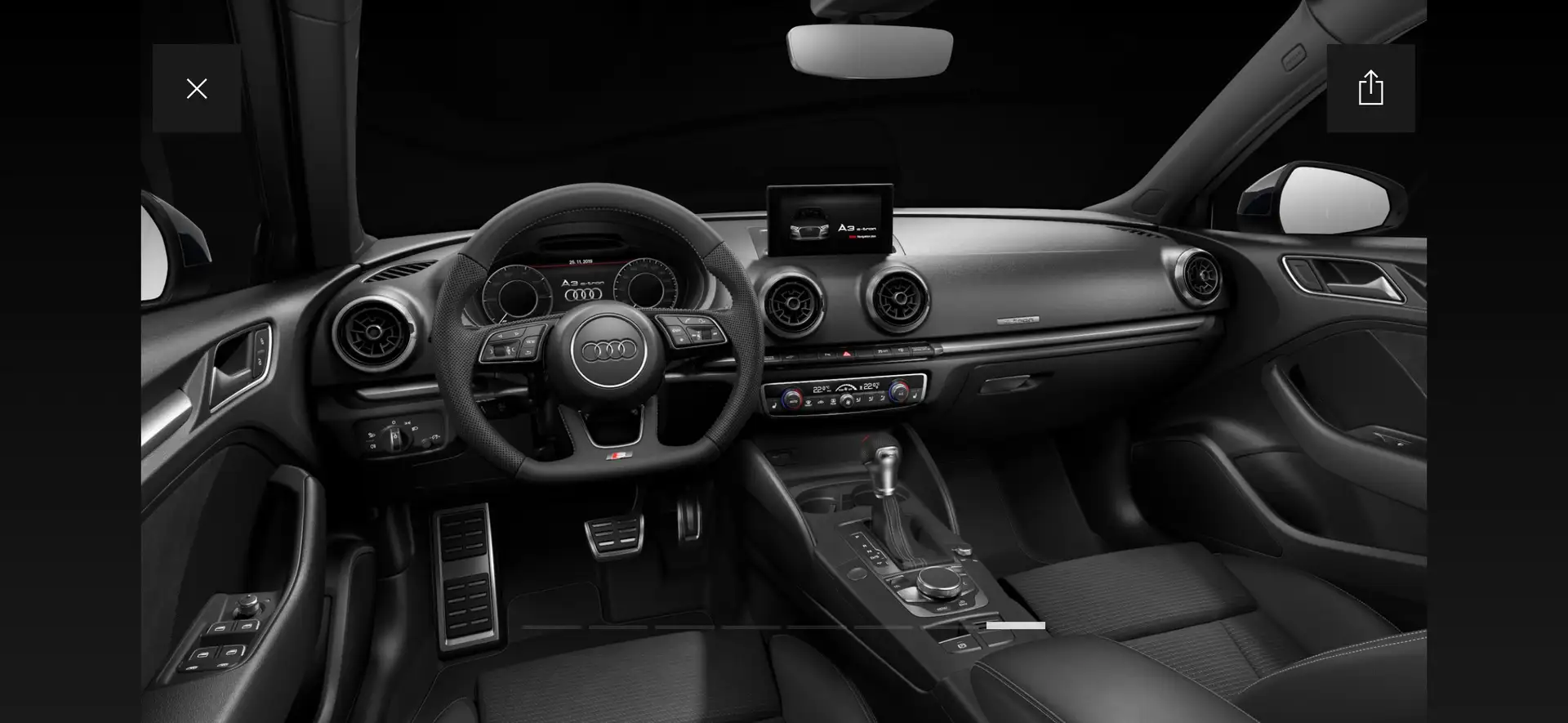 Audi A3 e-tron 40 s line Schwarz - 2