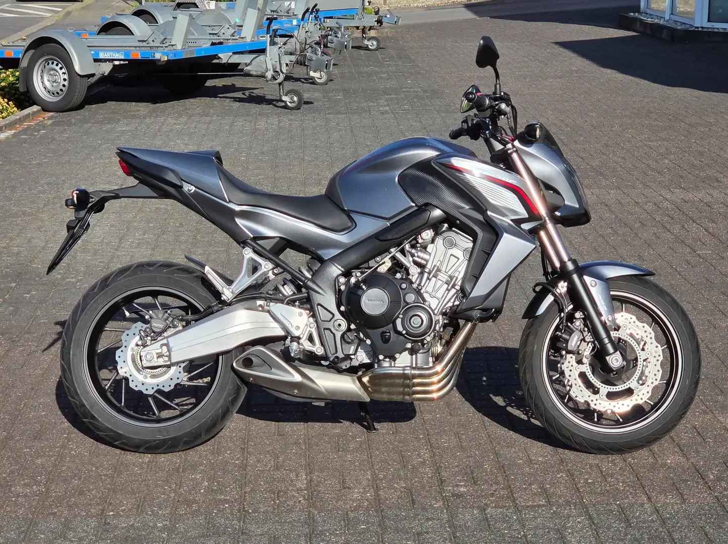 Honda CB 650 F*ABS*nur 2.400km*Zubehör* Argent - 1
