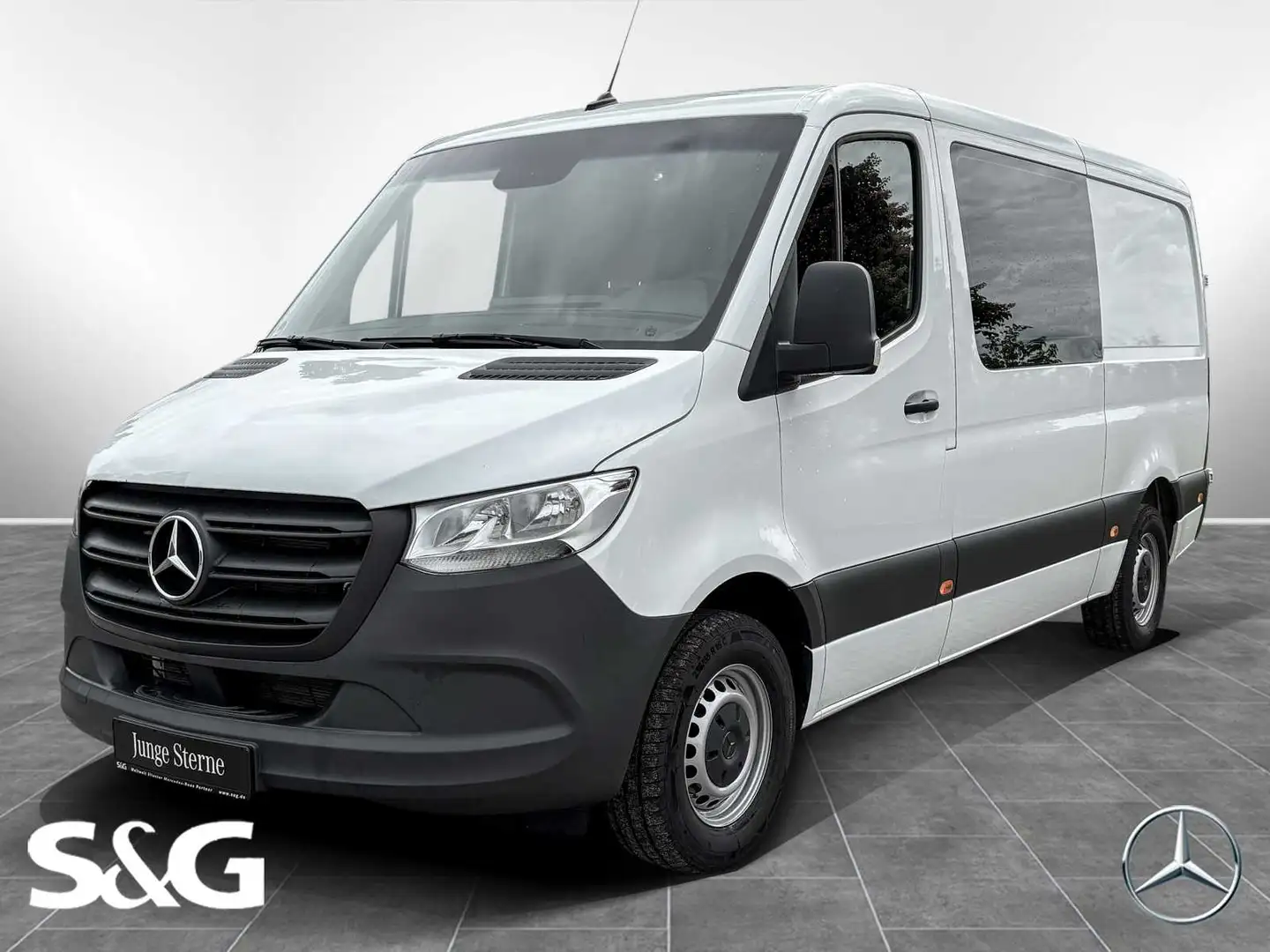 Mercedes-Benz Sprinter 315 CDI Kasten Mixto AHK+RüKam+Regensen Wit - 1