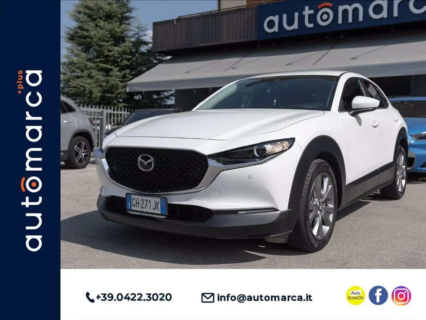 Mazda CX-30 2.0 m-hybrid Executive 2wd 150cv 6mt Bianco - 1