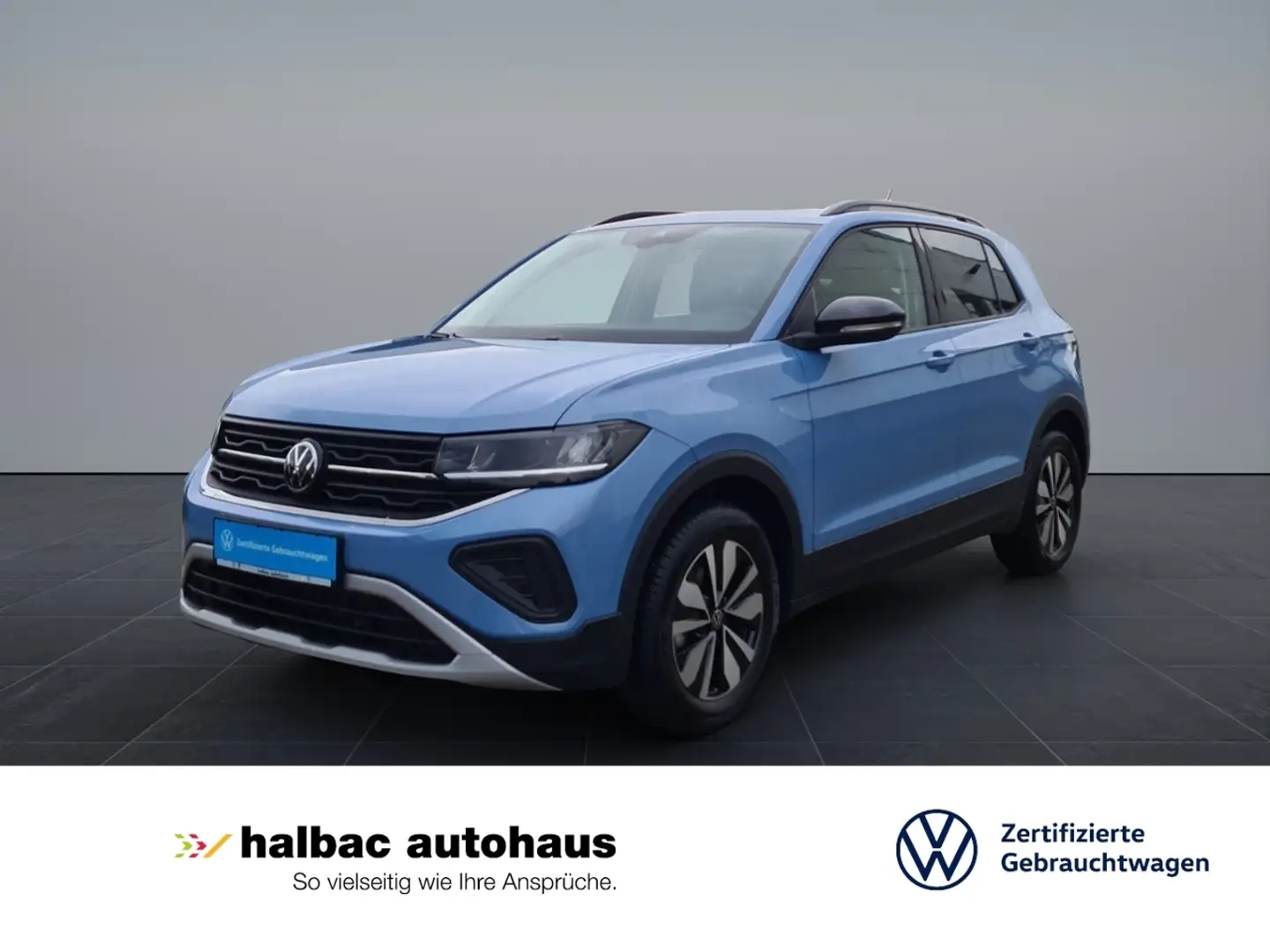 Volkswagen T-Cross 1.0 TSI DSG Goal+NAVI+SHZ+PDC+LED+ACC+APPCONN Blau - 1