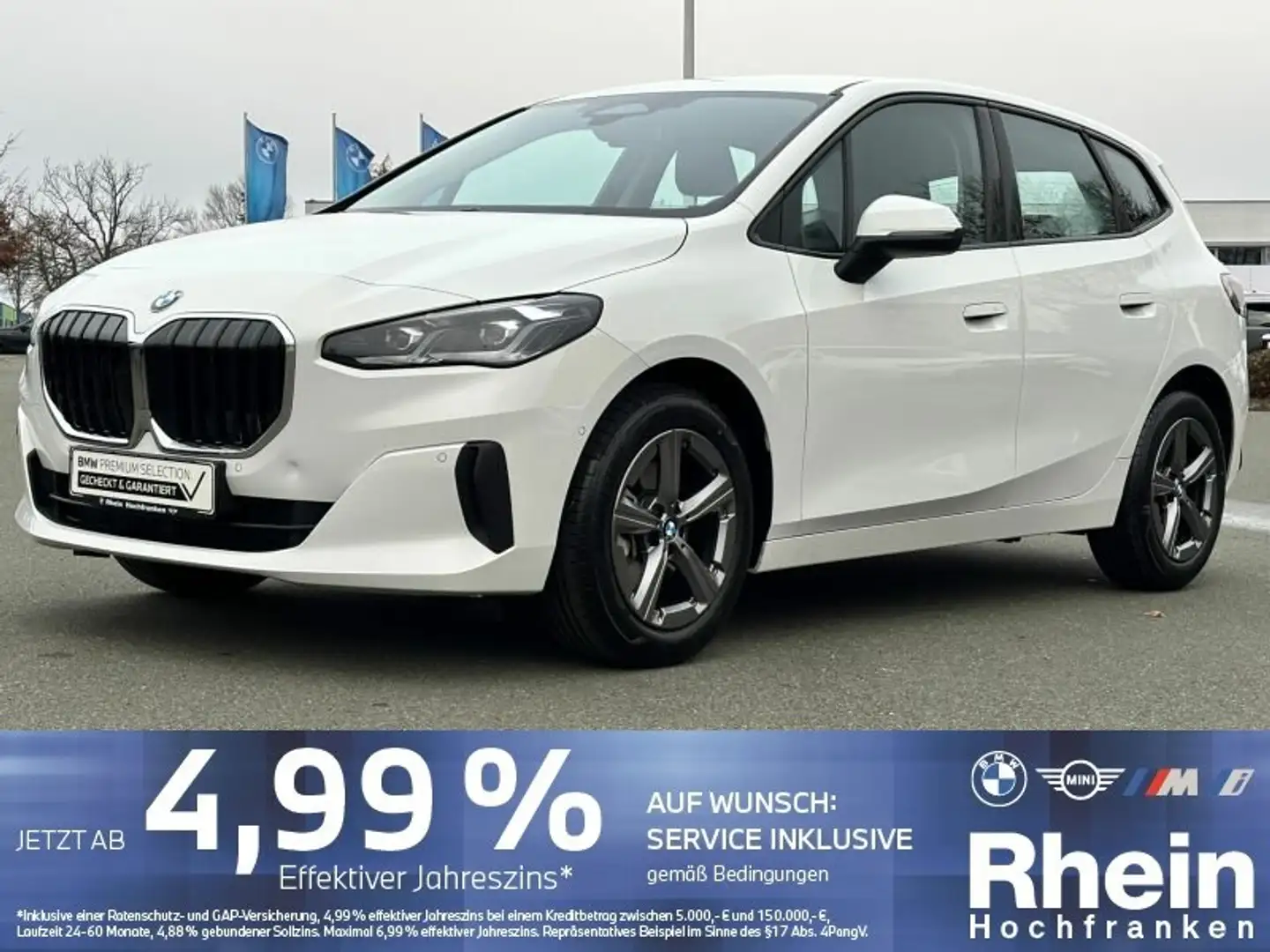 BMW 216 i Active Tourer LED NAVI SHZ PARKINGASSIST Bianco - 1