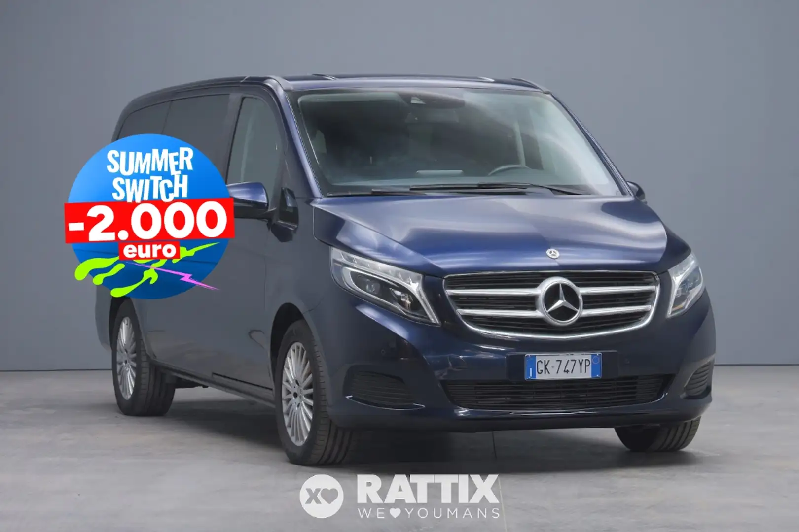 Mercedes-Benz V 220 d 163CV Long Executive Auto 7 p.ti Blu/Azzurro - 1