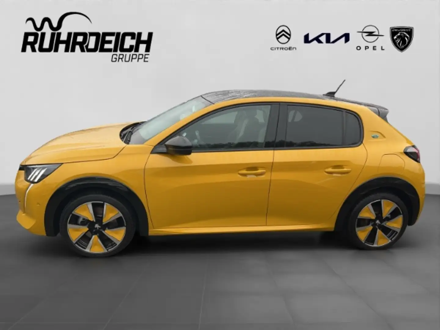 Peugeot 208 GT Pack Elektromotor 136 Pano+Navi+LED+ACC+CarPlay Gelb - 2