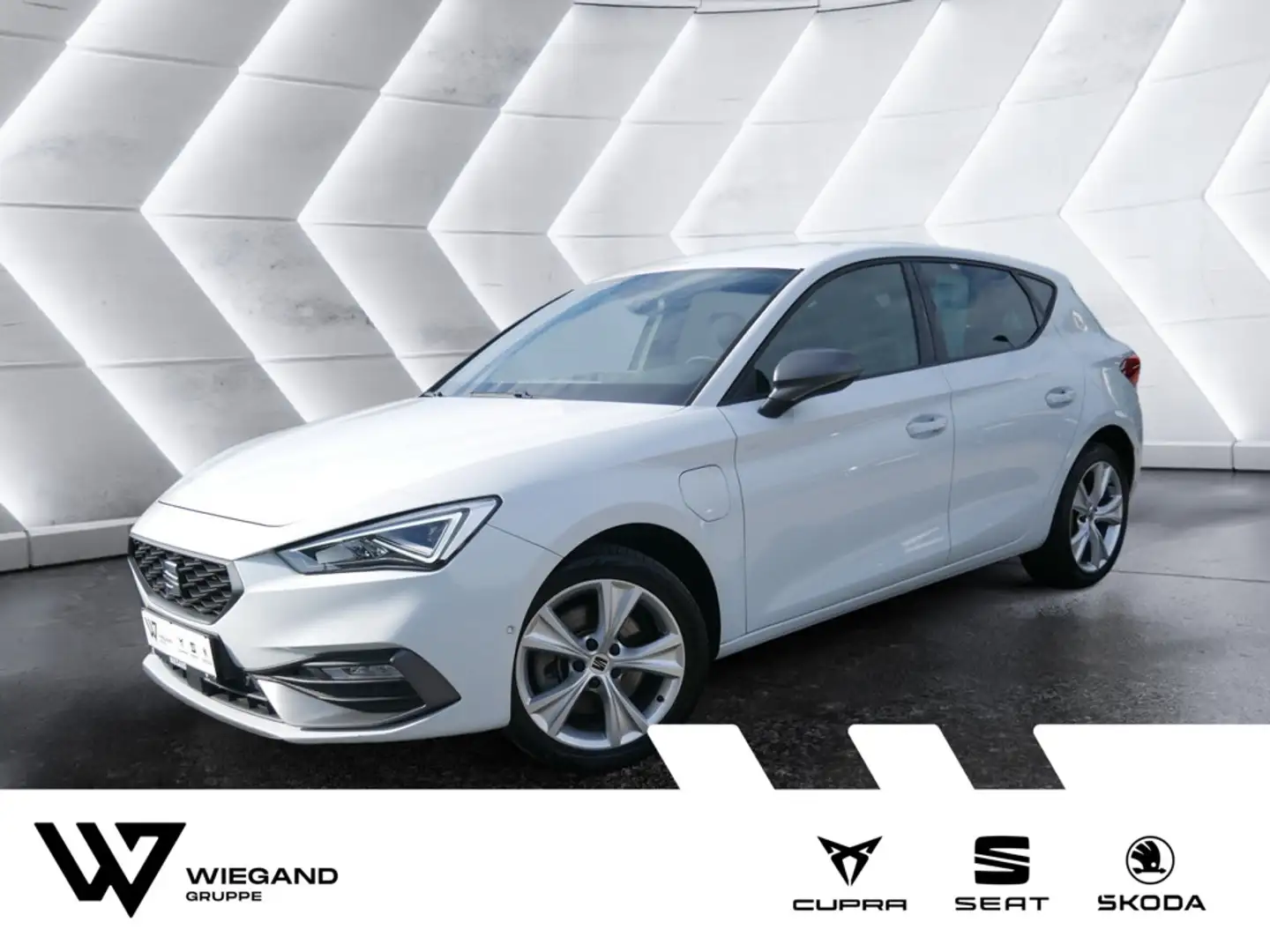 SEAT Leon 1.4 TSI FR e-Hybrid VOLL-LED NAVI SHZ Weiß - 1
