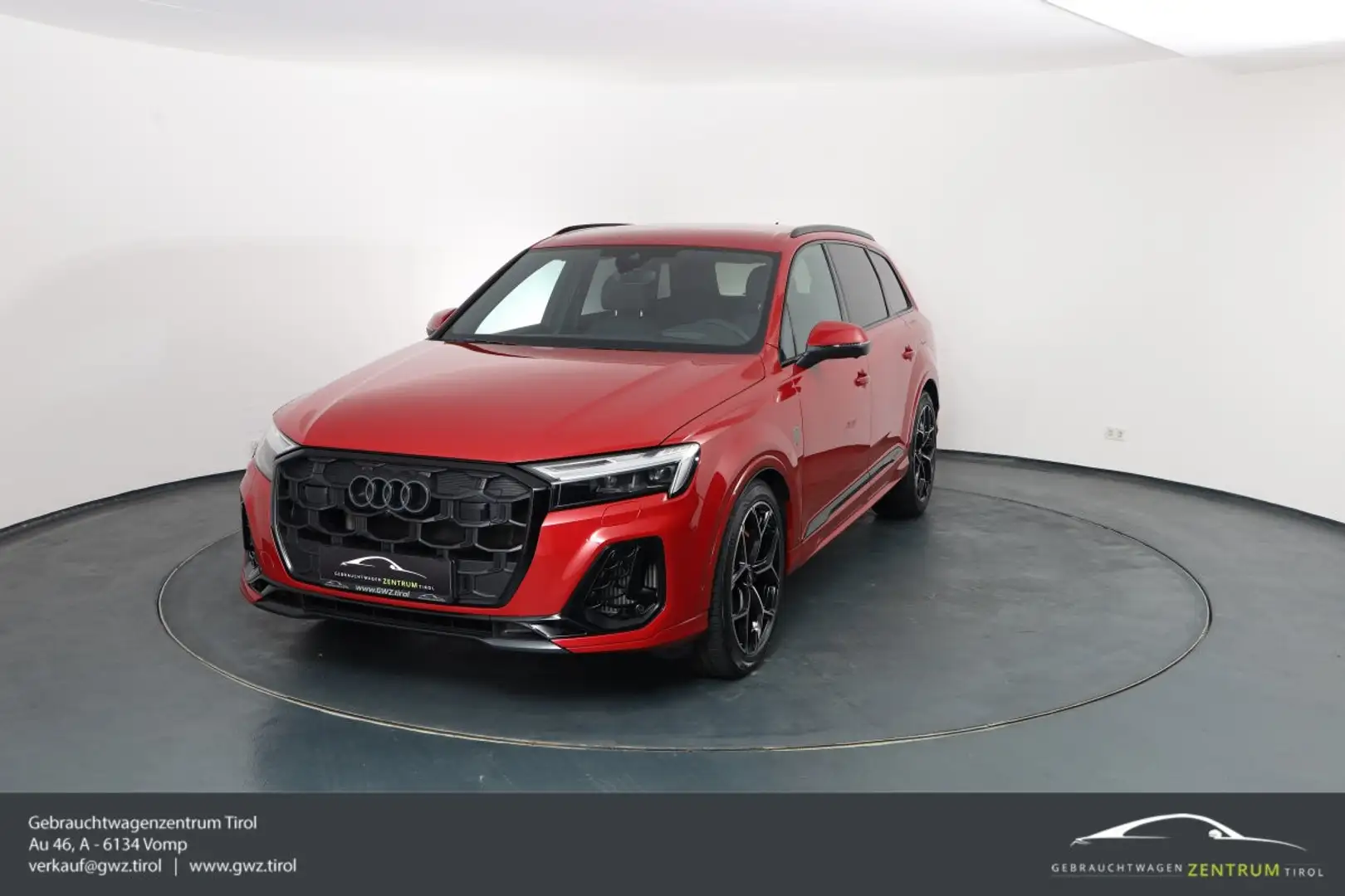 Audi Q7 55 TFSIe S line+ Blackpak / Softclose / HUD / E... Rot - 1