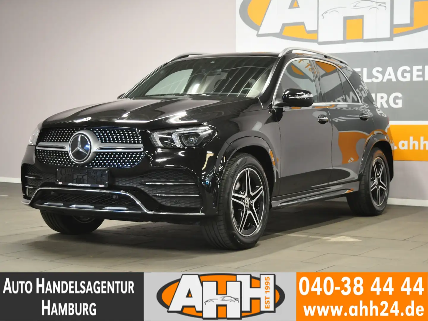 Mercedes-Benz GLE 300 d 4M AMG BURMESTER|PANO|360|LED|DAB|20Z! Negru - 1