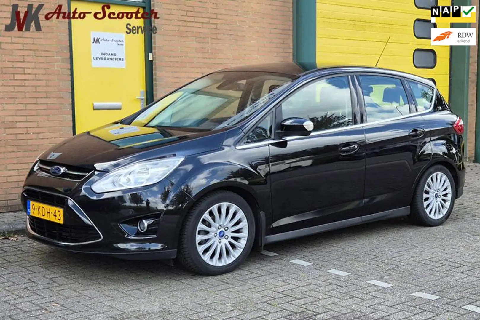 Ford C-Max 1.0 Lease Titanium Airco! Trekhaak! Cruise Control Zwart - 1