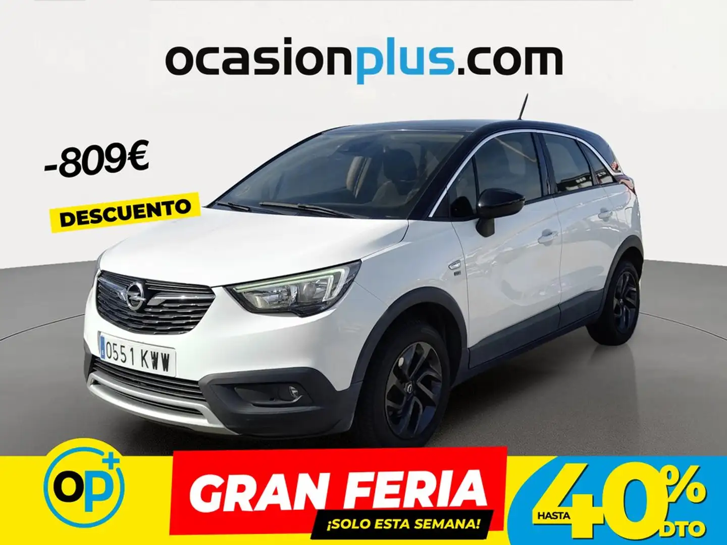 Opel Crossland X 1.2T S&S Design Line - 120 Aniversario 110 Blanco - 1