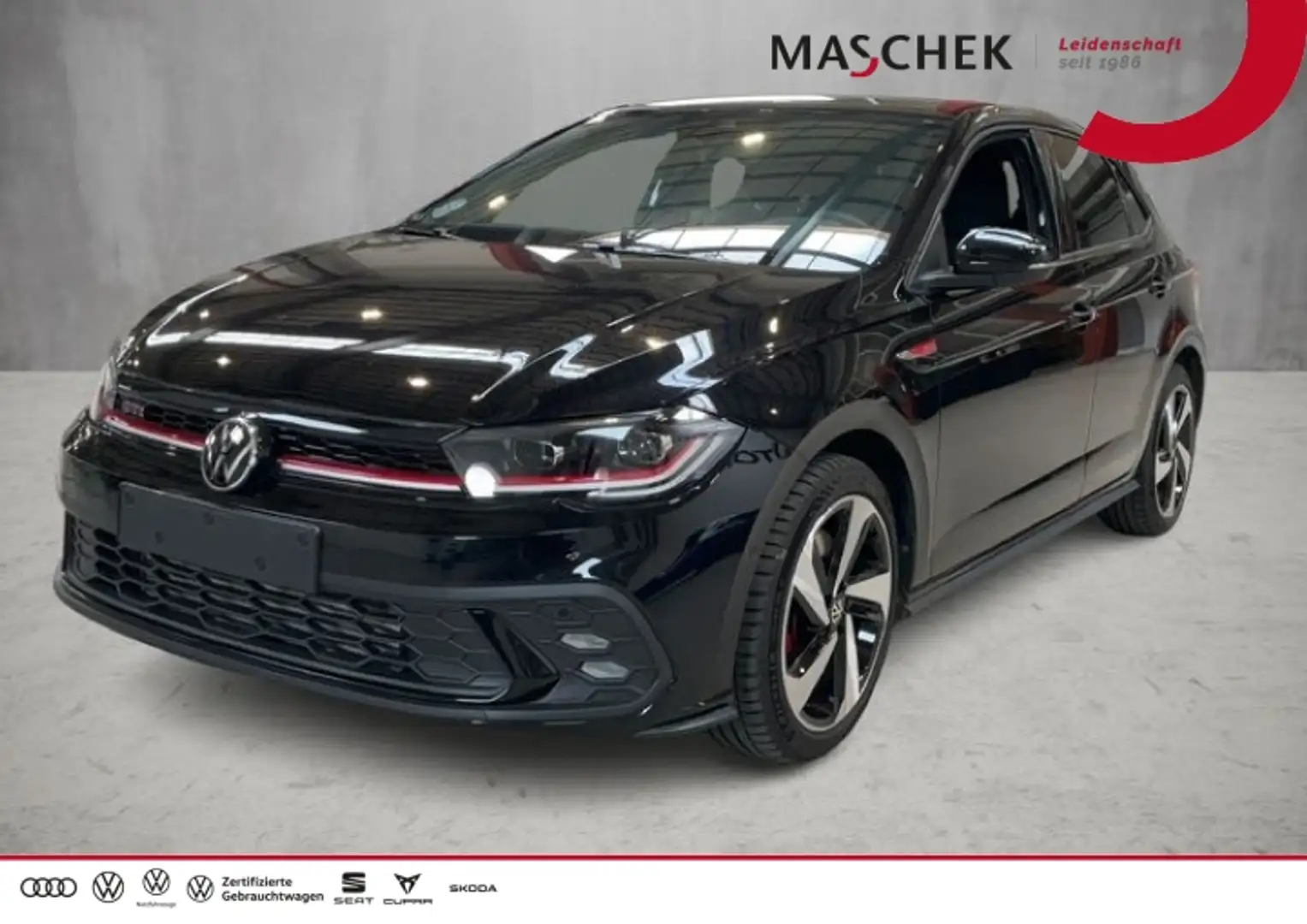 Volkswagen Polo 2.0 TSI DSG Matrix IQ-Drive ACC Sitzh Carplay Schwarz - 1