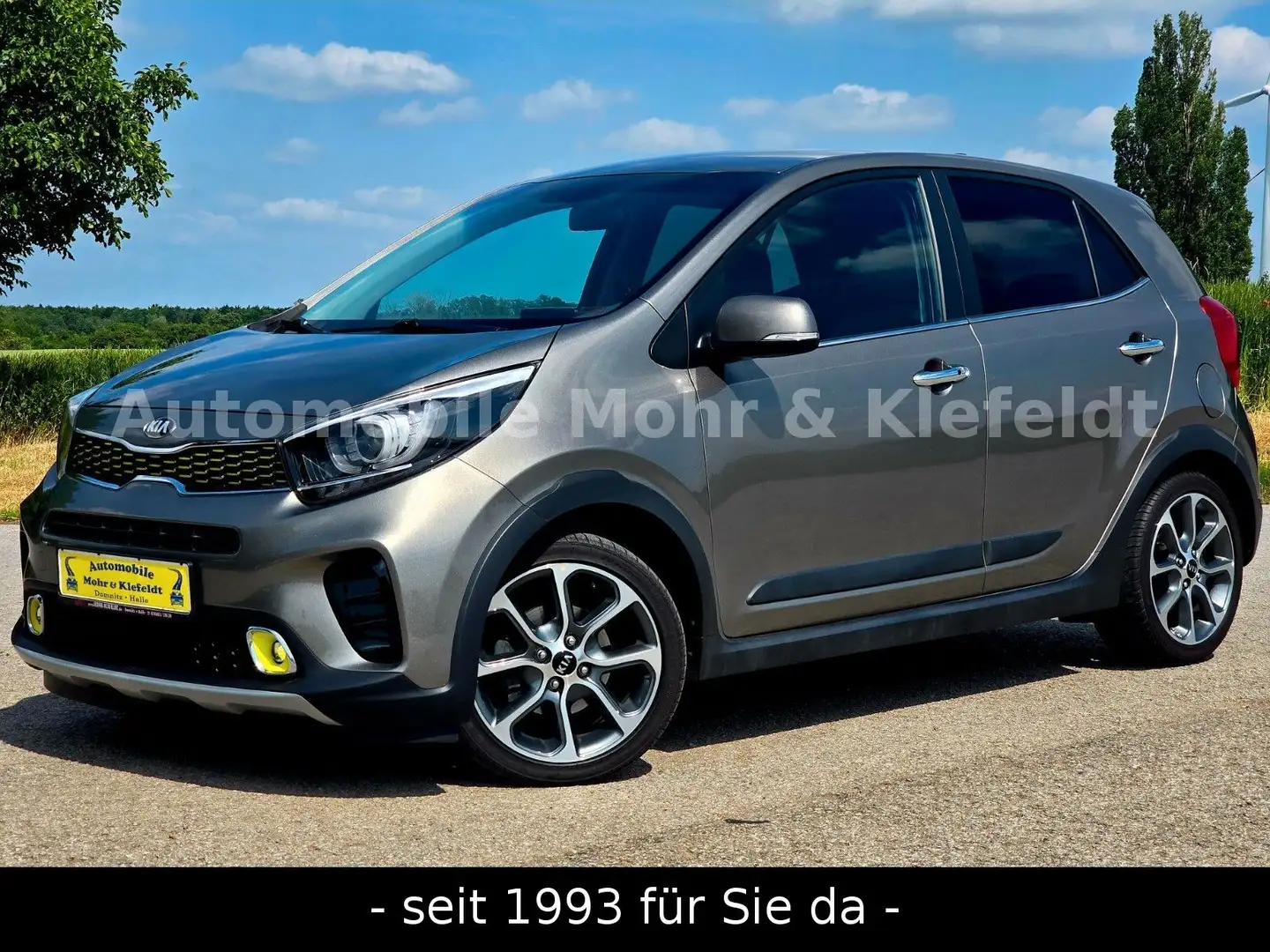 Kia Picanto X-Line*KEYLESS*NAVI*DAB*QI*LHZ*SHZ*CAM* Argent - 1
