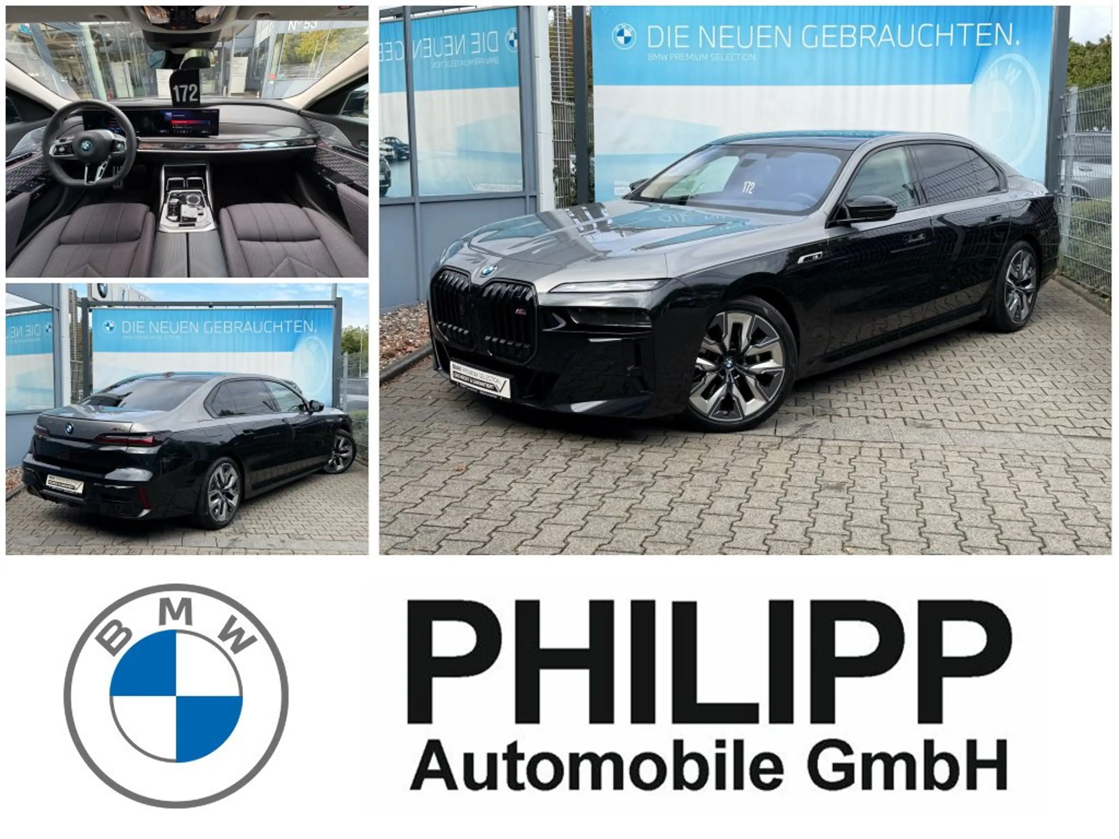 BMW i7 M70 xDrive M Sport Two-Tone B&W TV Lounge