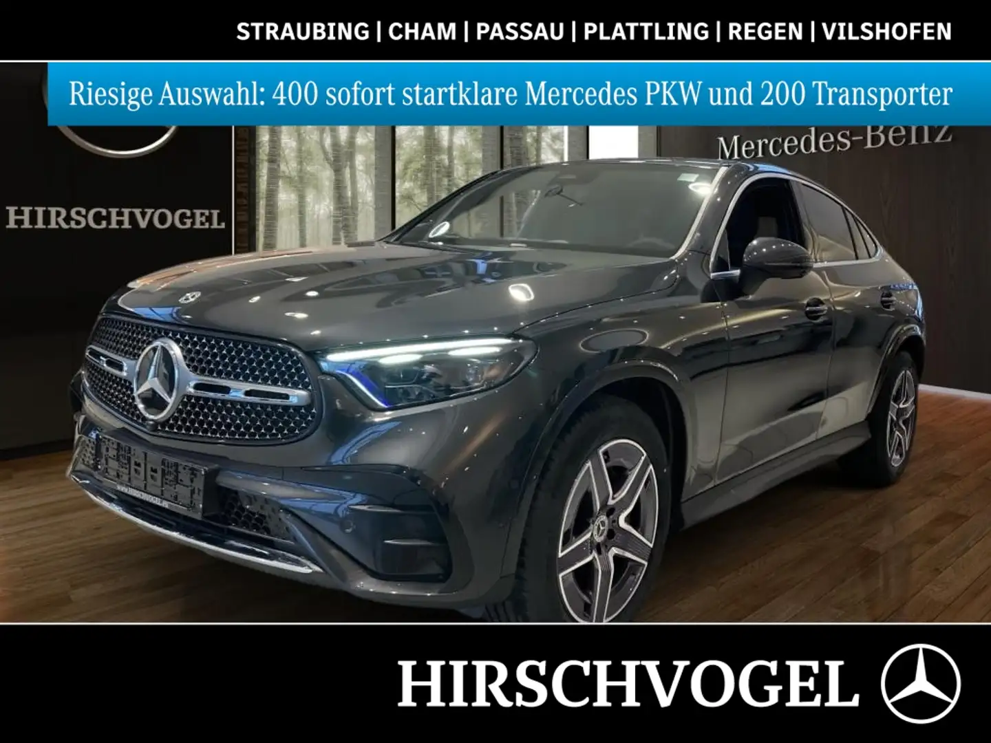 Mercedes-Benz GLC 200 4M EDITION AMG-Line+AHK+DISTRONIC+Memory Grau - 1