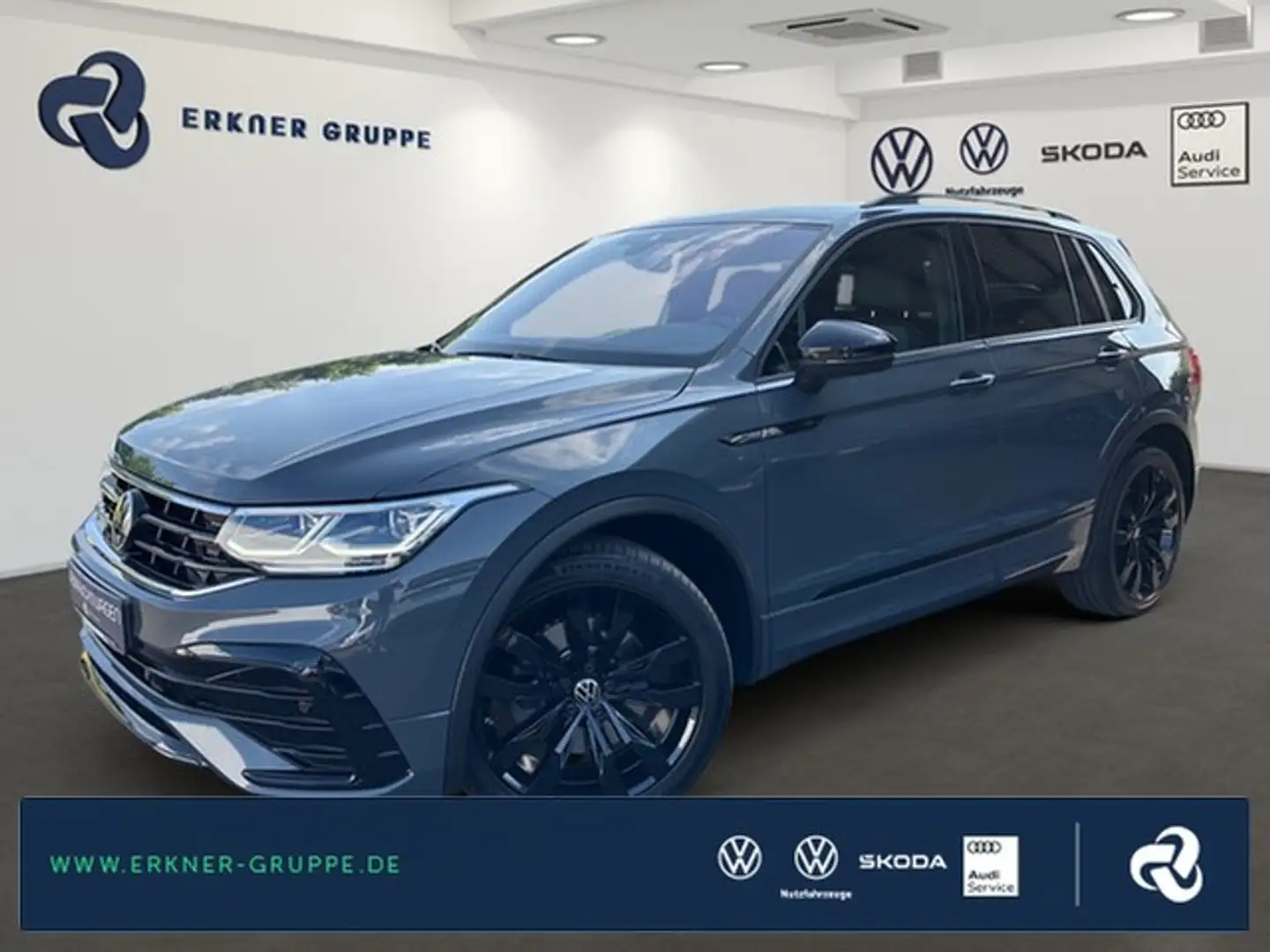 Volkswagen Tiguan 2.0TSI DSG 4M R-Line LED+BEH-FRTSCHB+++ Grau - 1