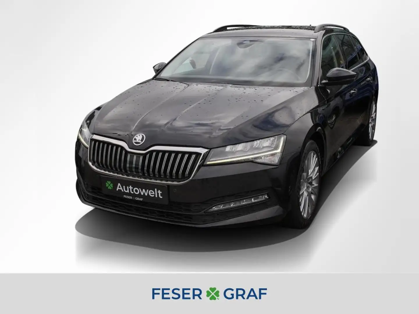 Skoda Superb Combi 2.0 TDI Ambition DSG ACC Navi RüKa Noir - 1