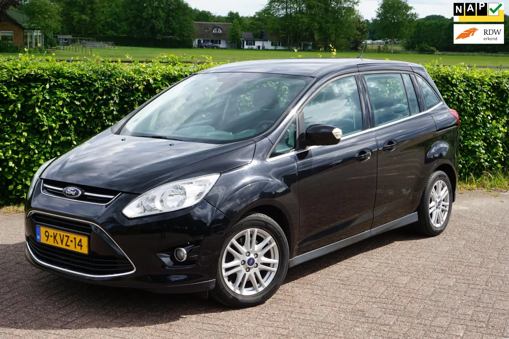 Ford Grand C-Max 1.0 Titanium|2e Eigenaar|Dealeronderhouden Noir - 1