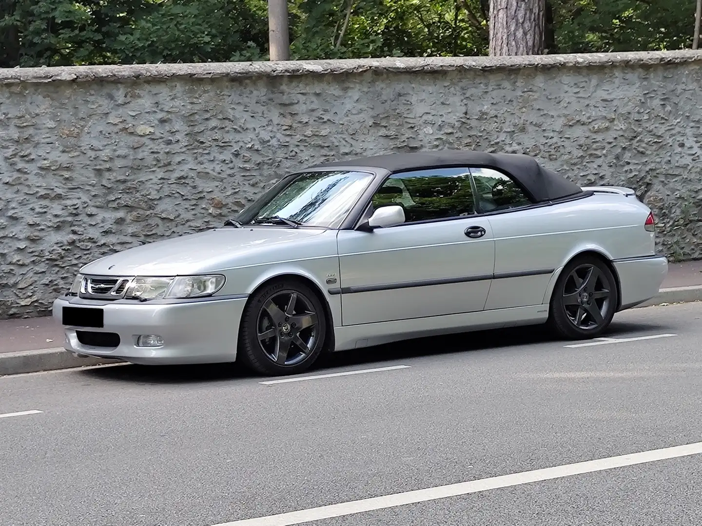 Saab 9-3 YS3D B205R 9³ T7 Turbo Aero Cabriolet SVO Viggen Argent - 1
