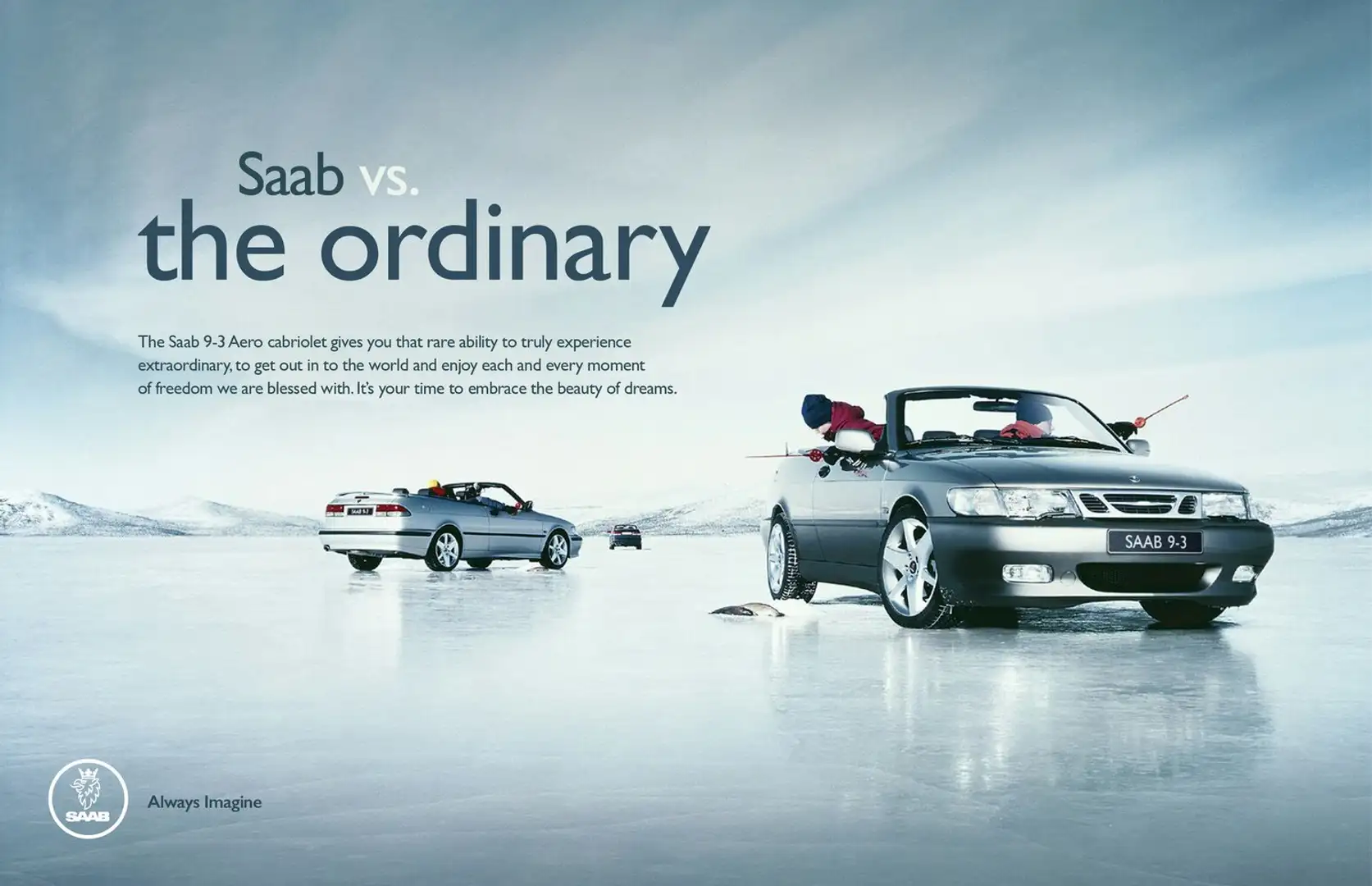 Saab 9-3 YS3D B205R 9³ T7 Turbo Aero Cabriolet SVO Viggen Argent - 2