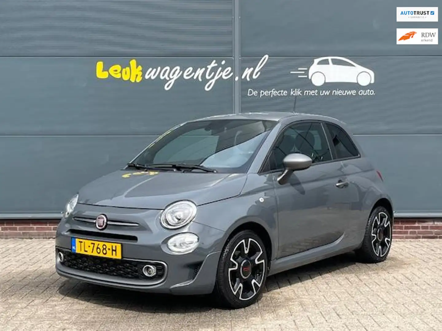 Fiat 500 0.9 TwinAir Turbo 500S *navi *carplay *climate *16 Grau - 1