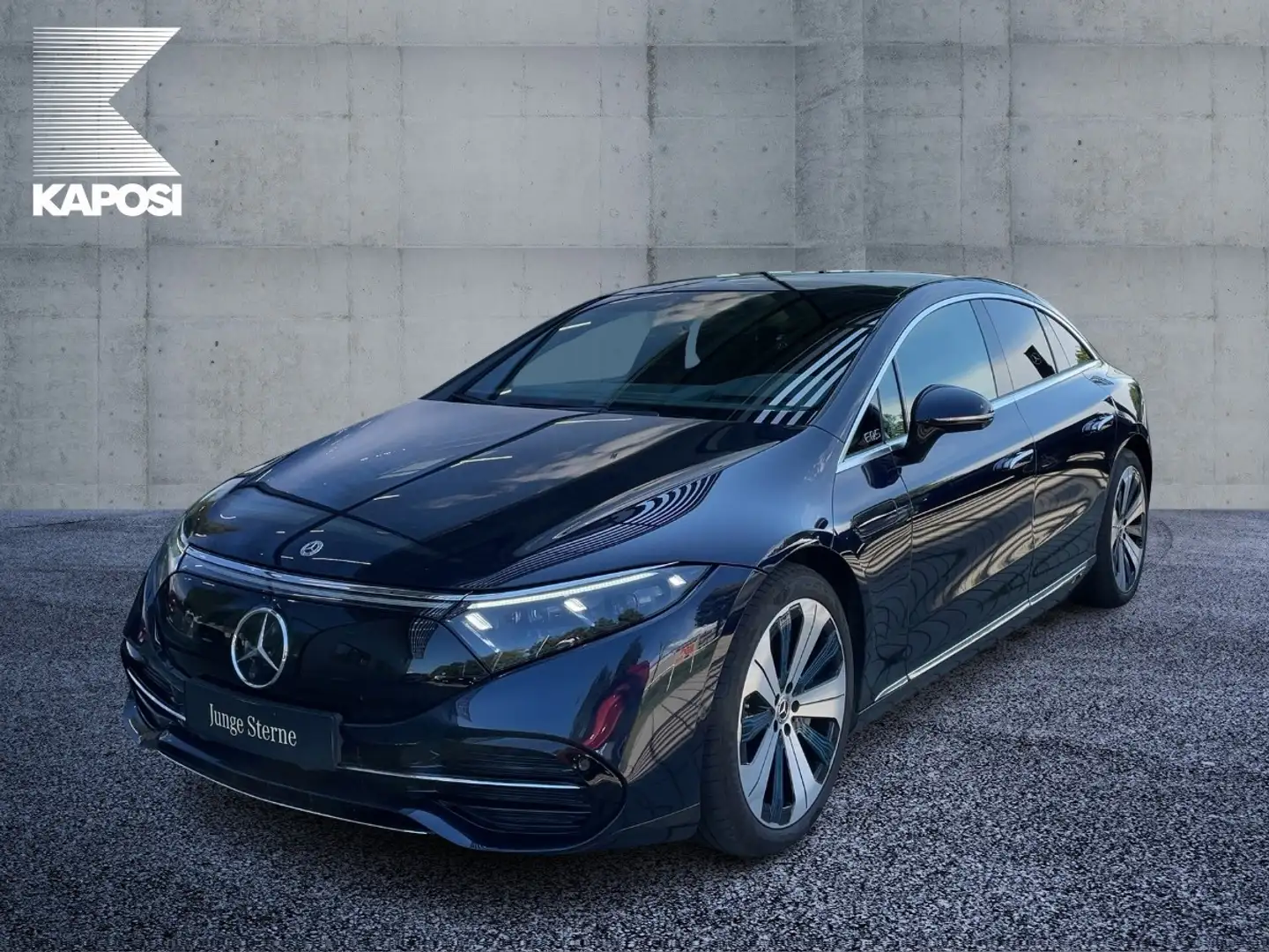 Mercedes-Benz EQS 580 4MATIC FAP LM ACC KeyLess MBUX 4xSHZ PDC Bleu - 2