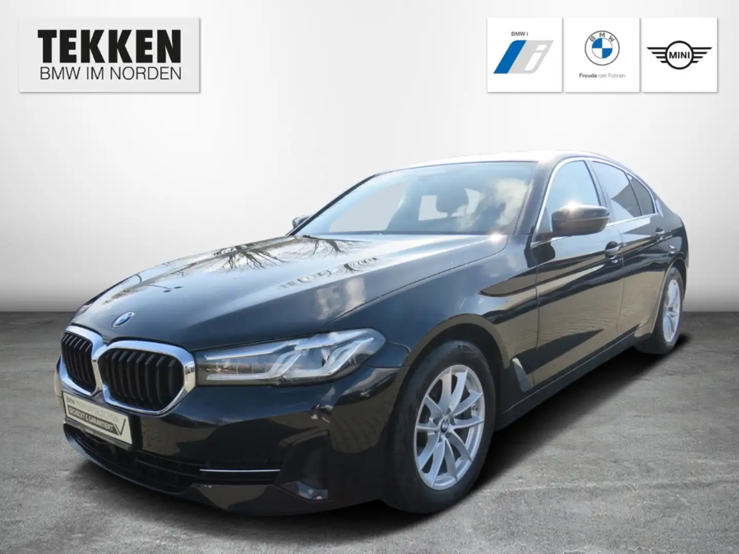 BMW 520 d Mild-Hybrid Park-Assistent StandHZG Navi Digital Noir - 1