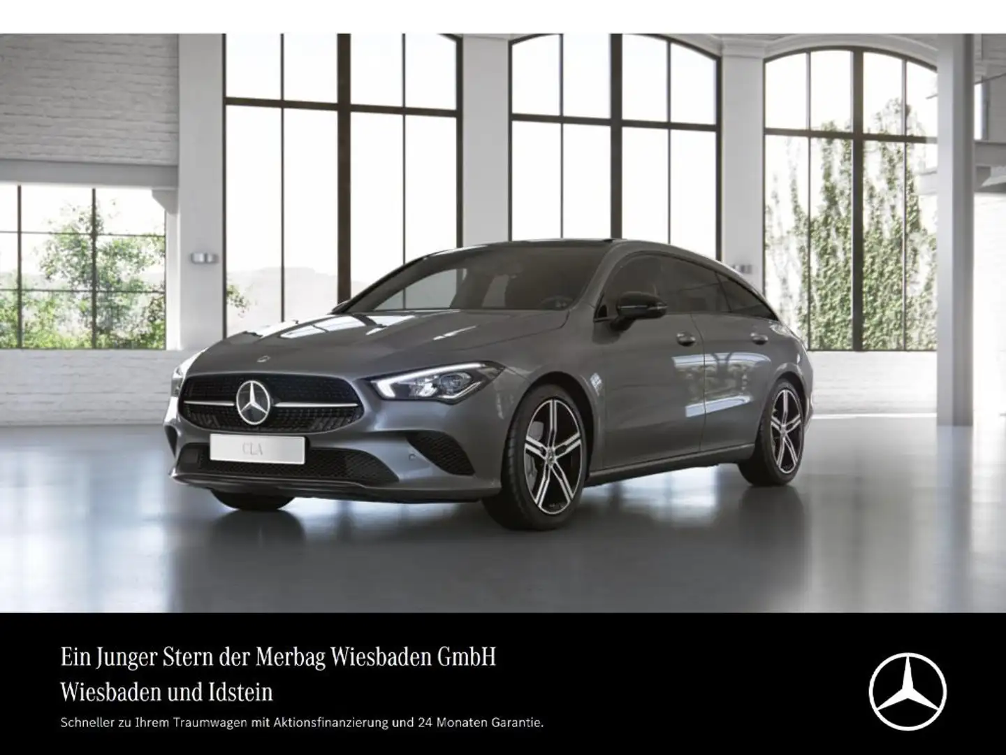 Mercedes-Benz CLA 200 d SB PROGRESSIVE MBUX PANO AHK STH. NIGHT Grigio - 1