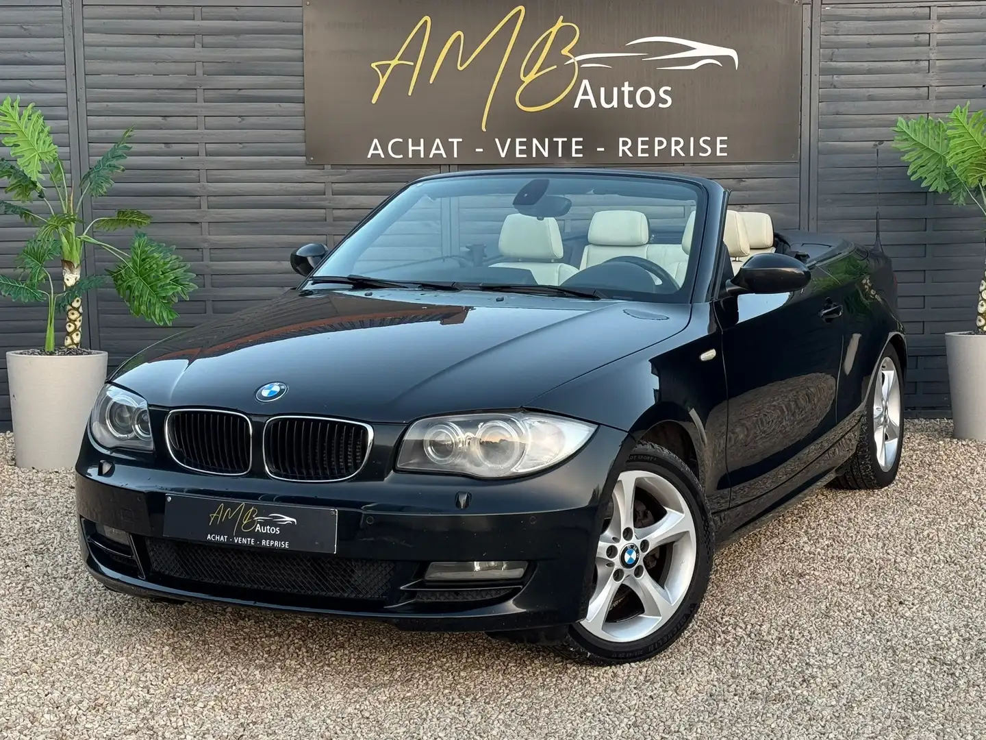 BMW 120 dA */*BOITE AUTO+XENON+GPS+PACK SPORT*/* Zwart - 1