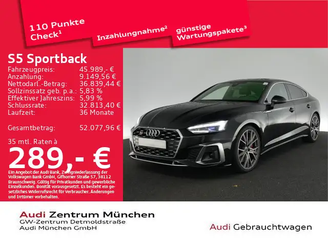 Audi S5 TDI tiptr. AHK/Matrix/Navi+