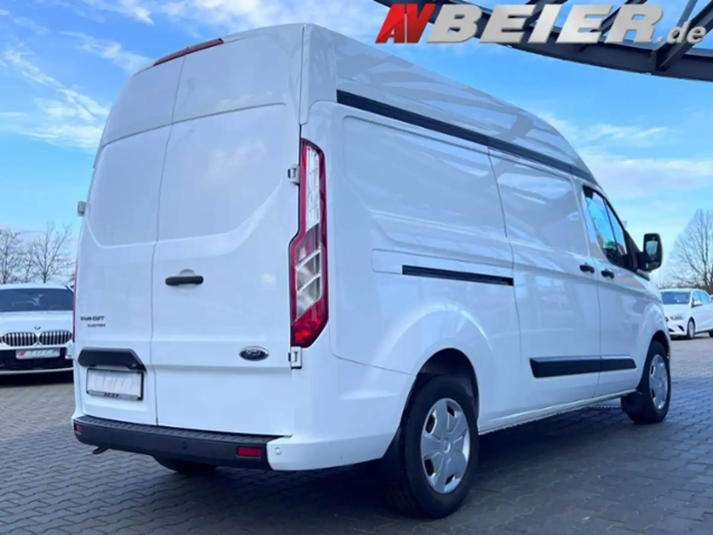 Ford Transit Custom L2 H2 Klima SHZ Seitenverkl. Ladeboden Blanc - 2