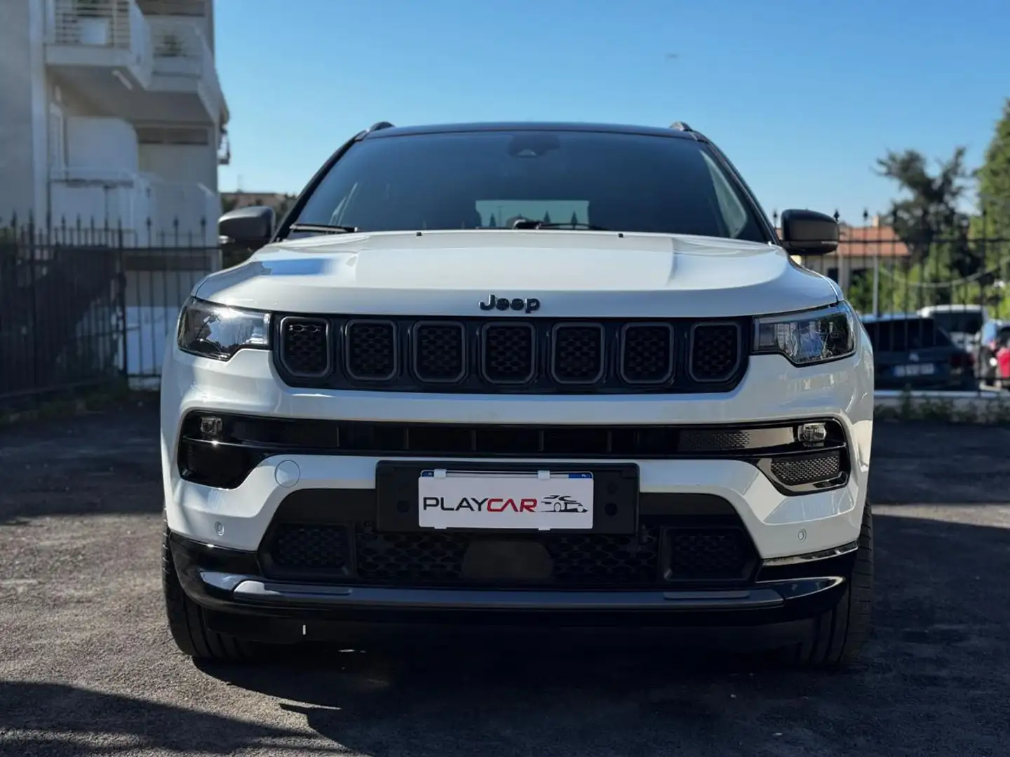 Jeep Compass 1.3 TURBO T4 190CV PHEV 4XE 80°ANNIV+NAVI+PELLE! Bianco - 2