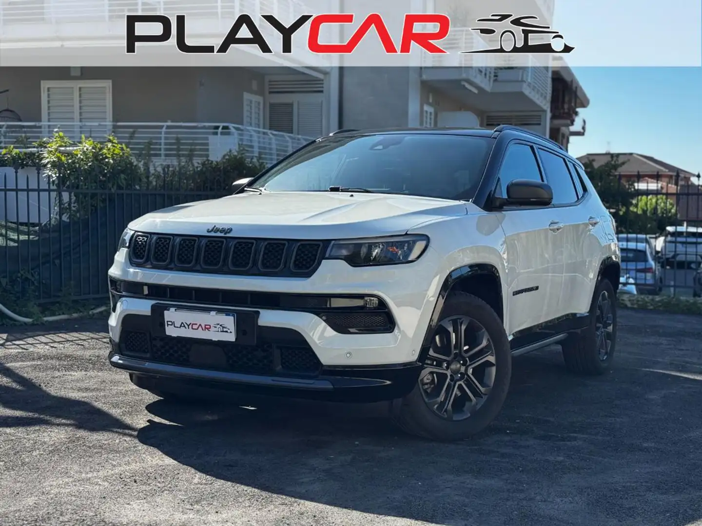 Jeep Compass 1.3 TURBO T4 190CV PHEV 4XE 80°ANNIV+NAVI+PELLE! Bianco - 1