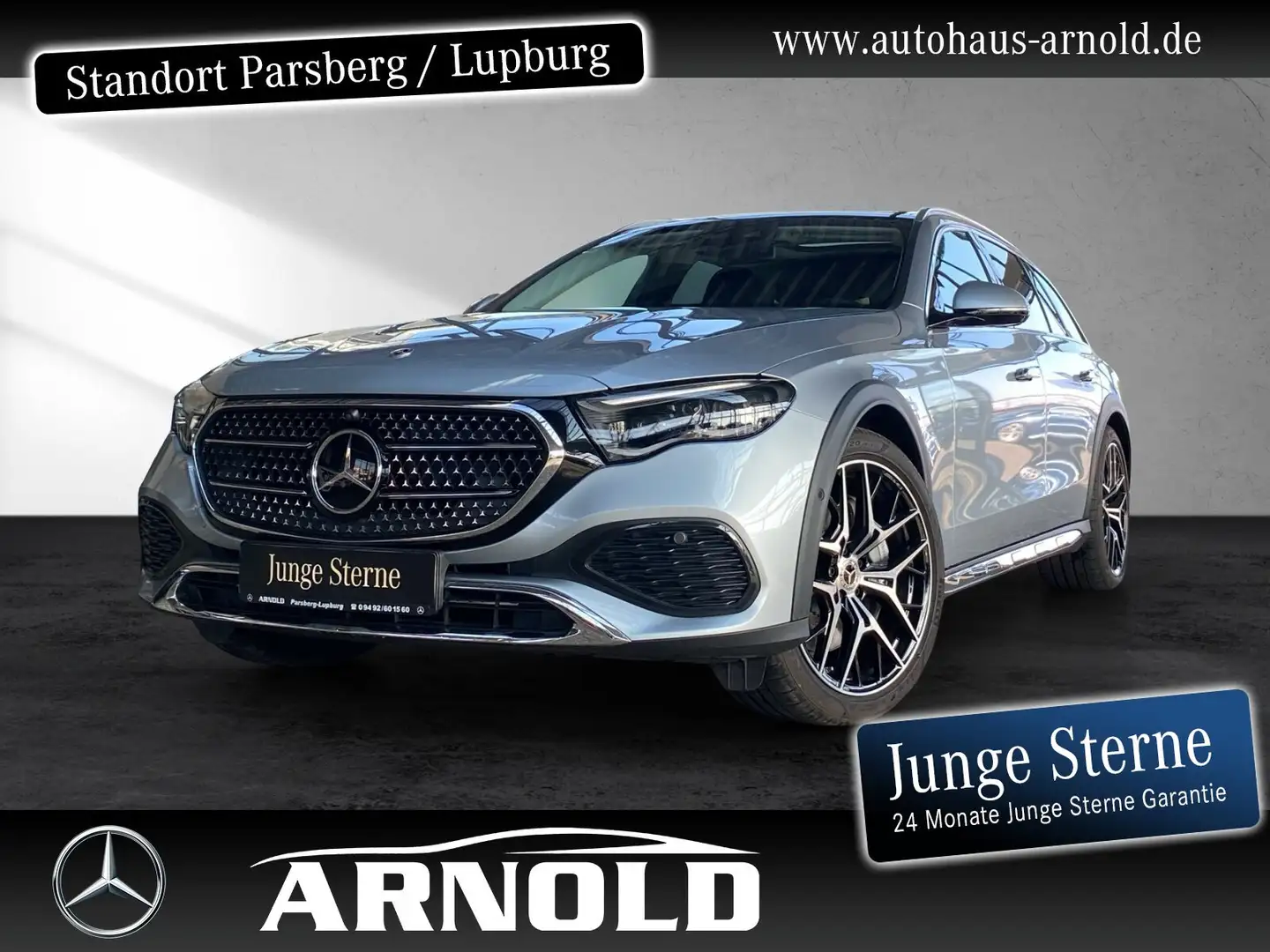 Mercedes-Benz E 300 E 300 T de 4M All-Terrain SUPERSCR AIRM Pano AHK Silber - 1