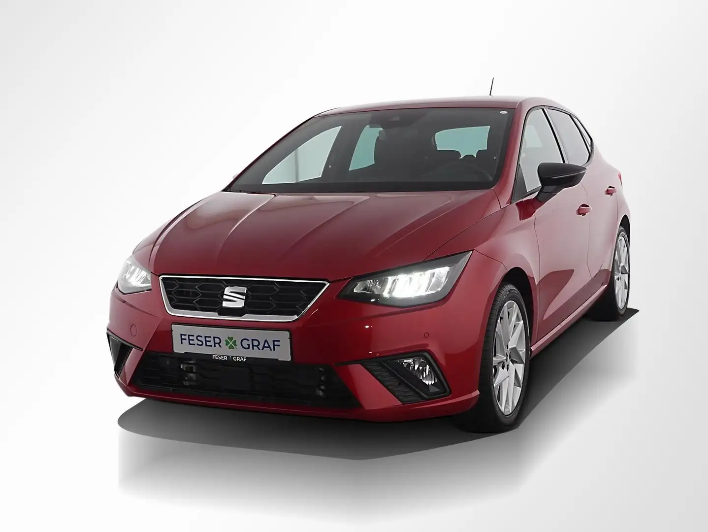 SEAT Ibiza 1.0 TSI FR/FullLink/SHZ/Rückfahrkamera/17" Rouge - 1
