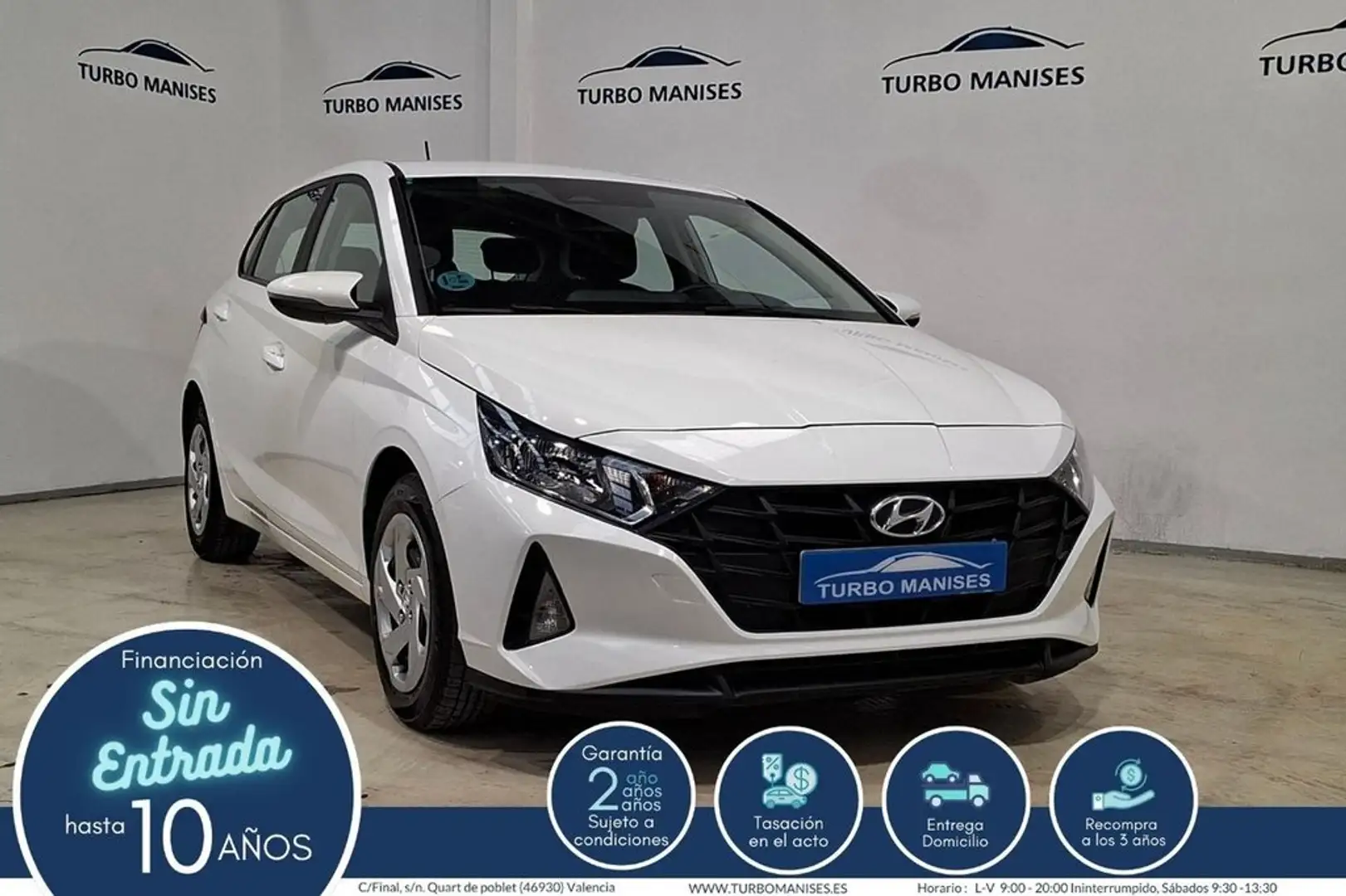 Hyundai i20 1.2 MPI Essence Weiß - 1