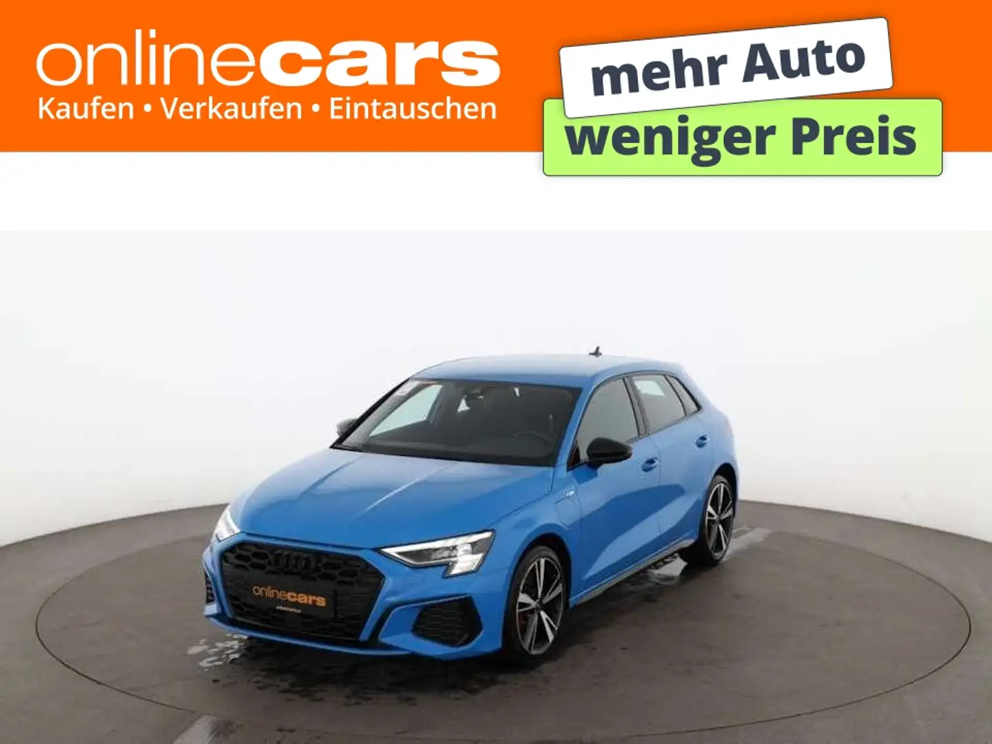 Audi A3 SB 45 TFSI e S-Line Aut MATRIX AHK SITZHZG PDC Blau - 1