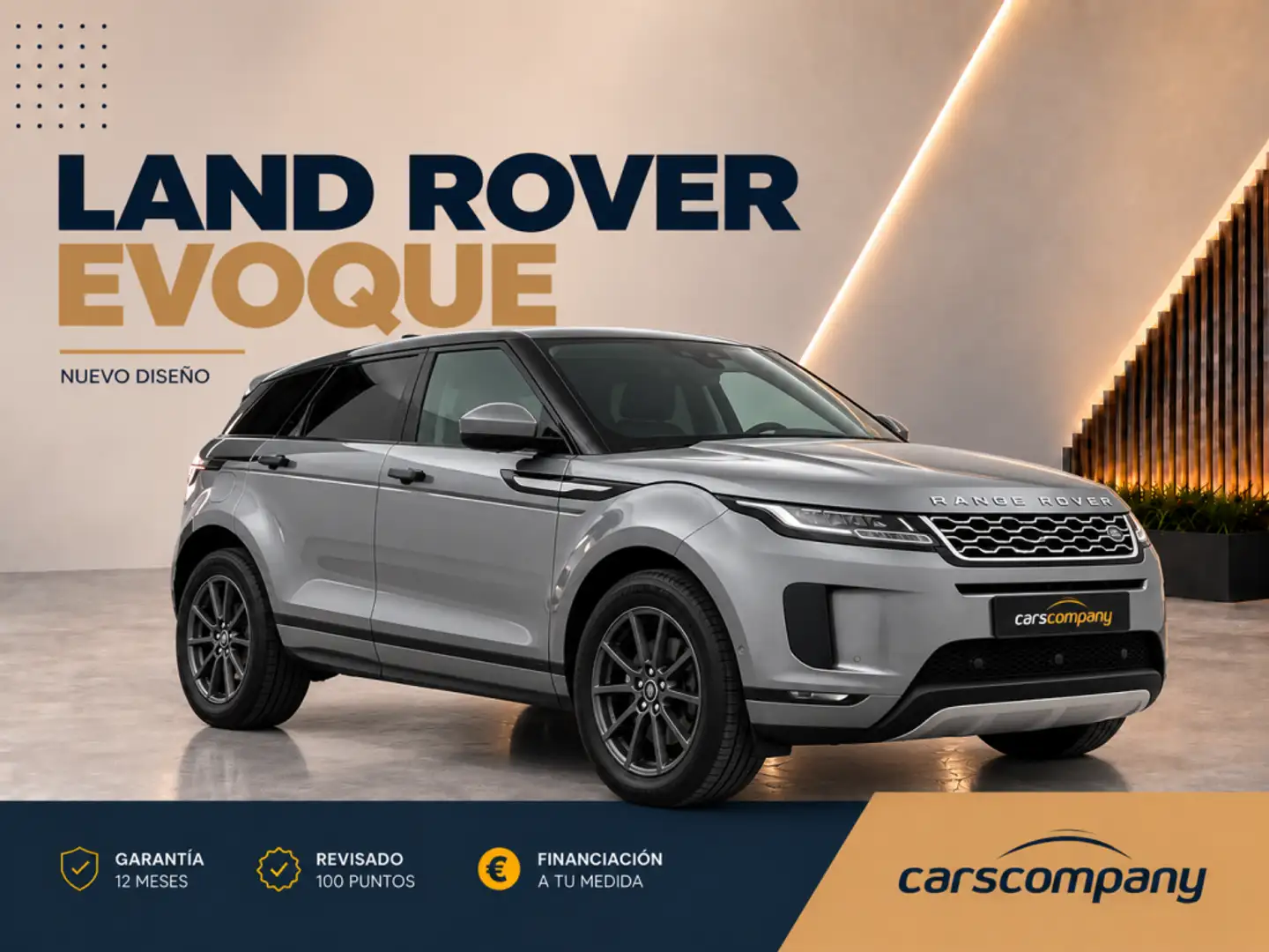 Land Rover Range Rover Evoque 2.0D R-Dynamic FWD 150 Gris - 1