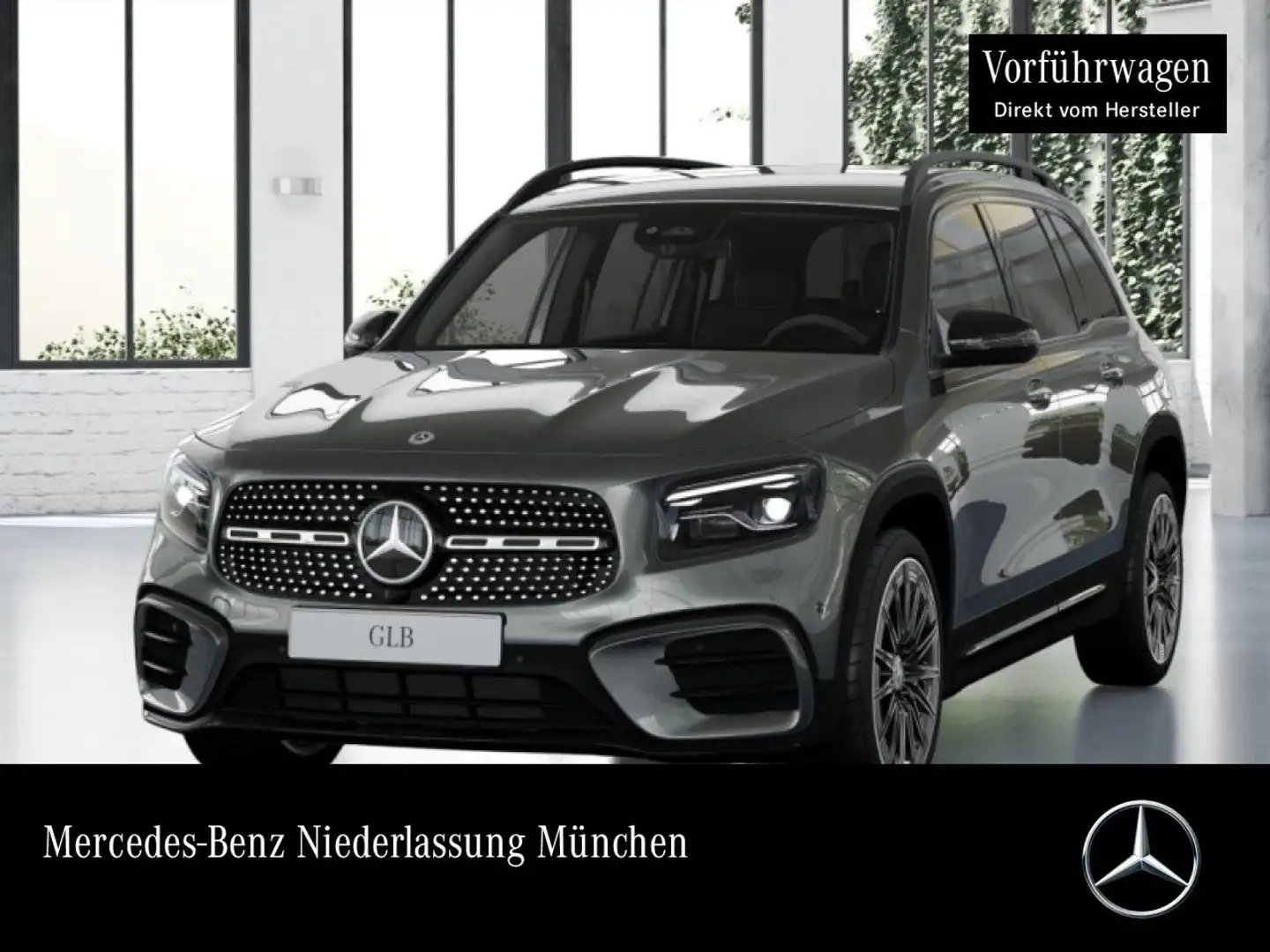 Mercedes-Benz GLB 200 AMG+NIGHT+AHK+MULTIBEAM+KAMERA+TOTW+7G Grau - 1