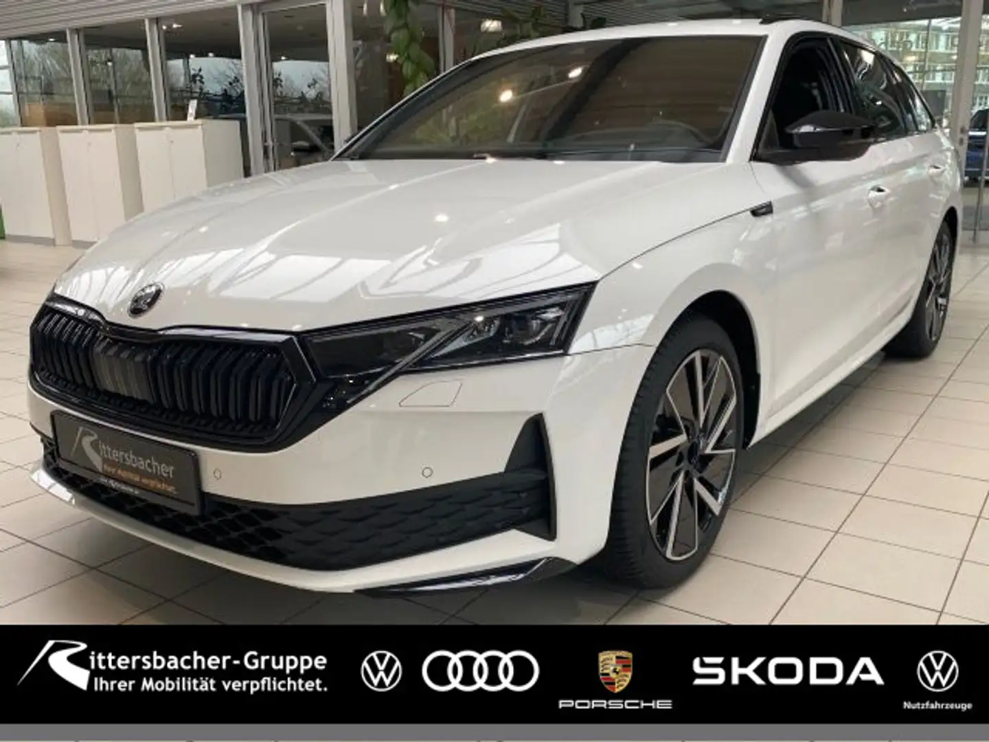 Skoda Octavia Combi Sportline 1,5 TSI 110 kW 7-Gang-DS Weiß - 1