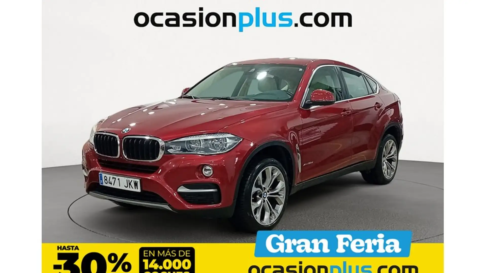 BMW X6 xDrive 30dA Rojo - 1