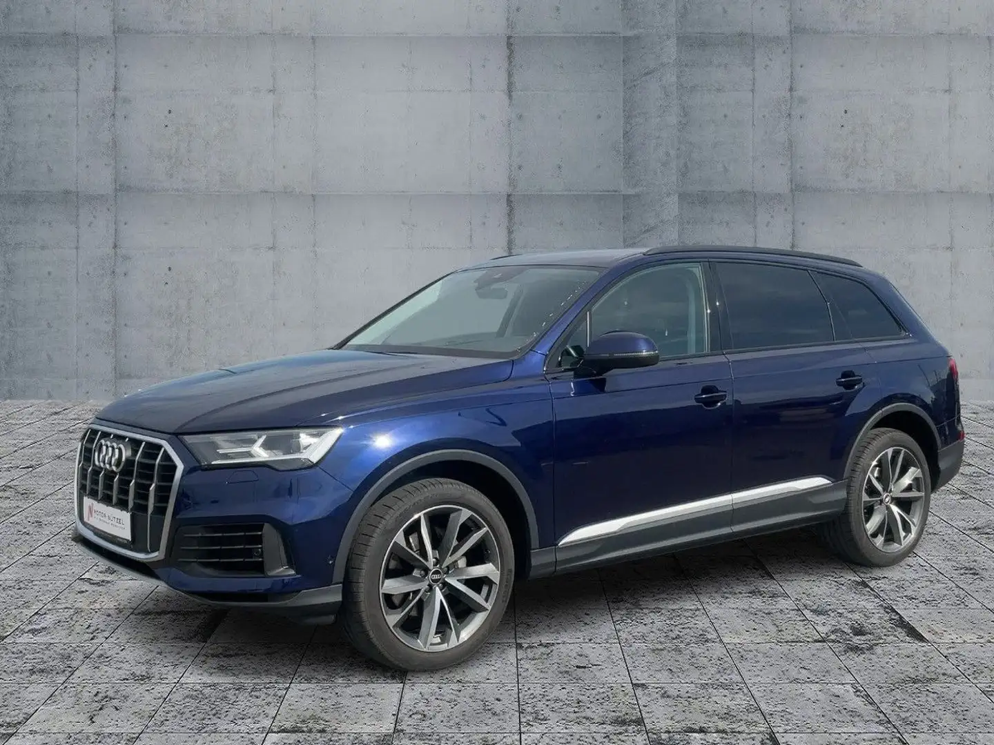 Audi Q7 50 TDI QU LED+NAVI+SHZ+PDC+RFK+GRA+DAB+VC+21" Modrá - 2