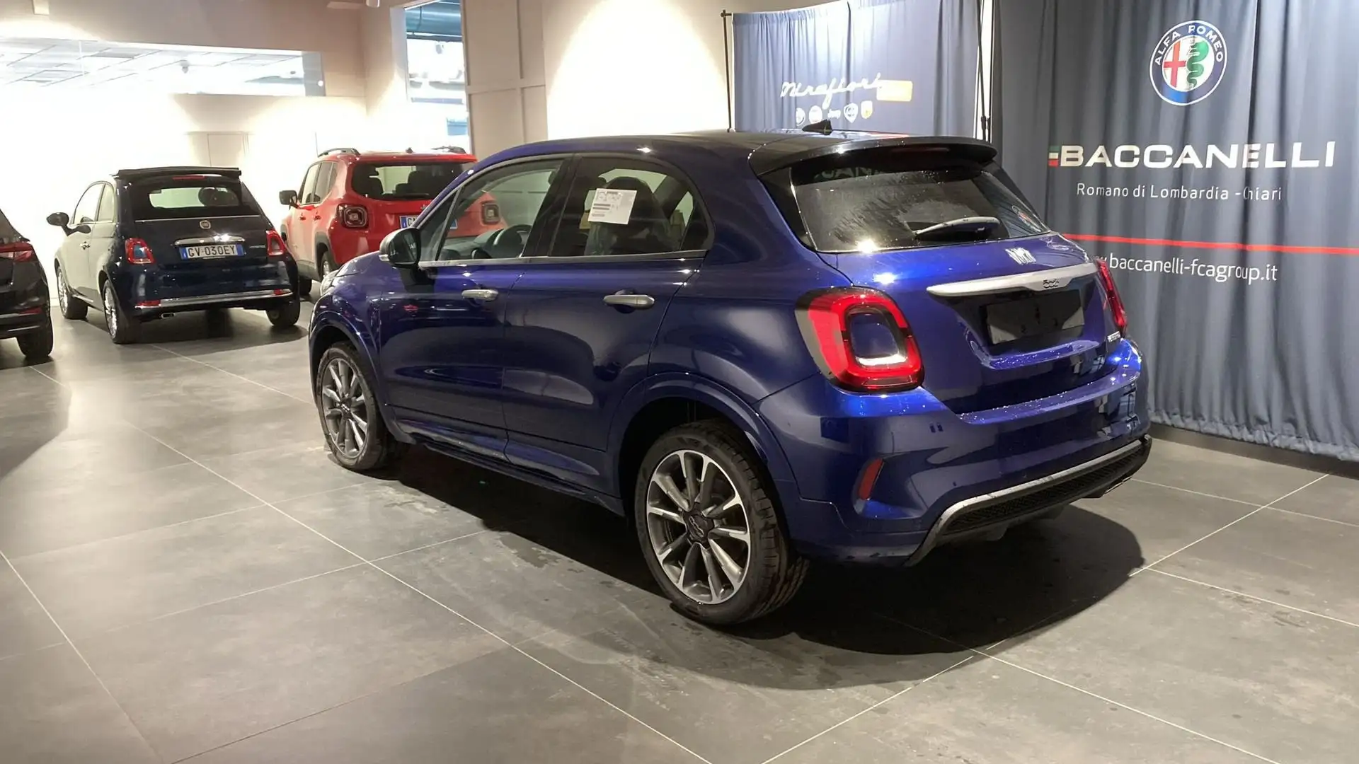Fiat 500X 1.5 T4 Hybrid 130 CV DCT Sport Blauw - 2