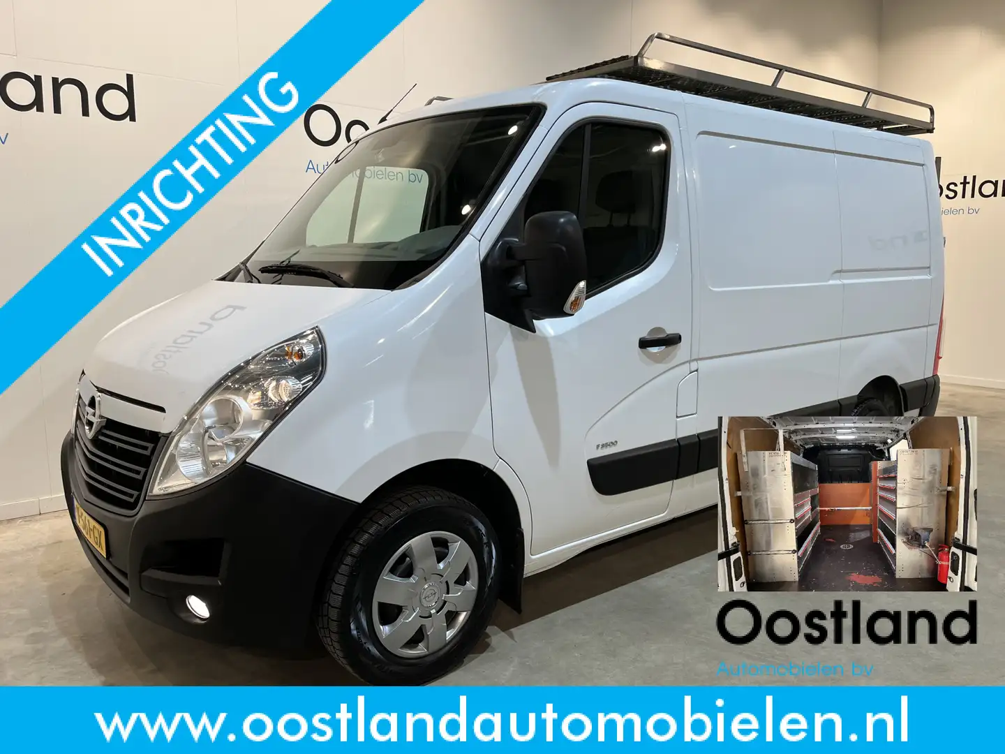 Opel Movano 2.3 CDTI BiTurbo L1H1 146 PK / Inrichting / Euro 6 Wit - 1