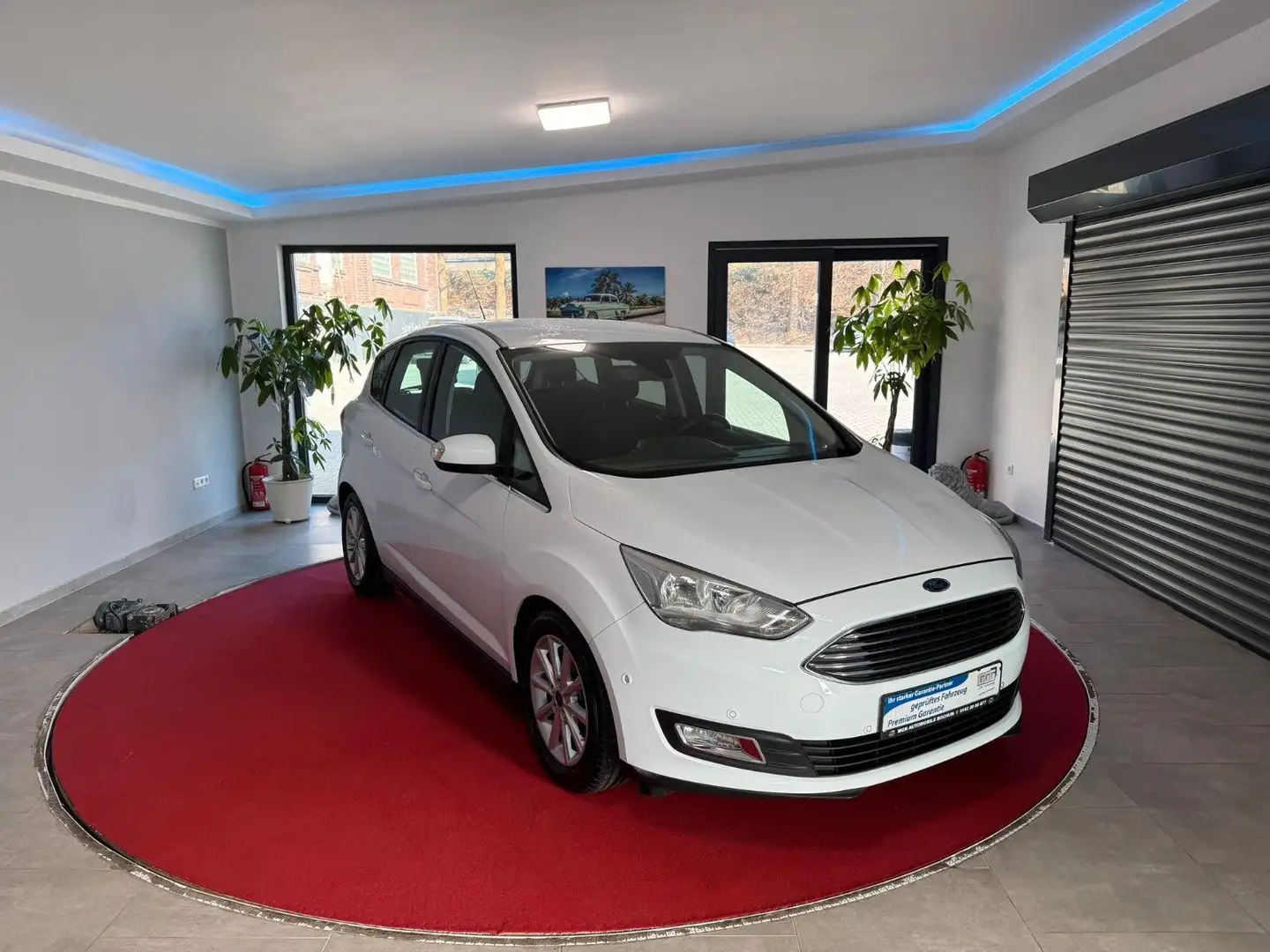 Ford C-Max Titanium 1.Hand/NAVI/Kamera Blanc - 1