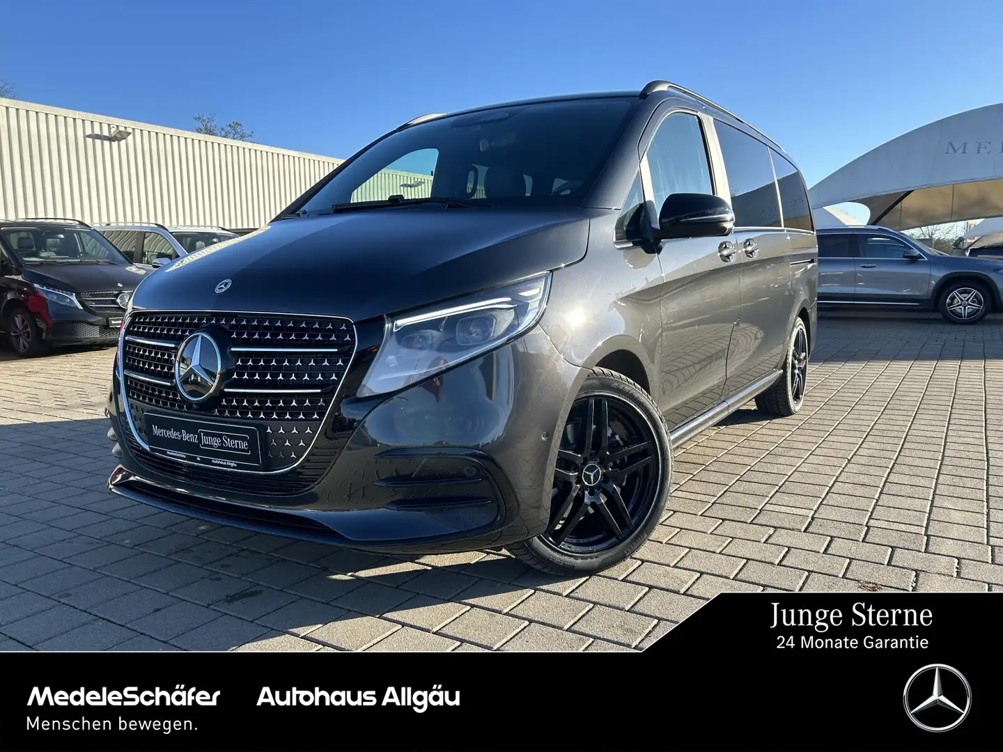 Mercedes-Benz V 300 V 300d 4M AVANTGARDE L AMG PANO STHZ AHK 360 AIR Grau - 1