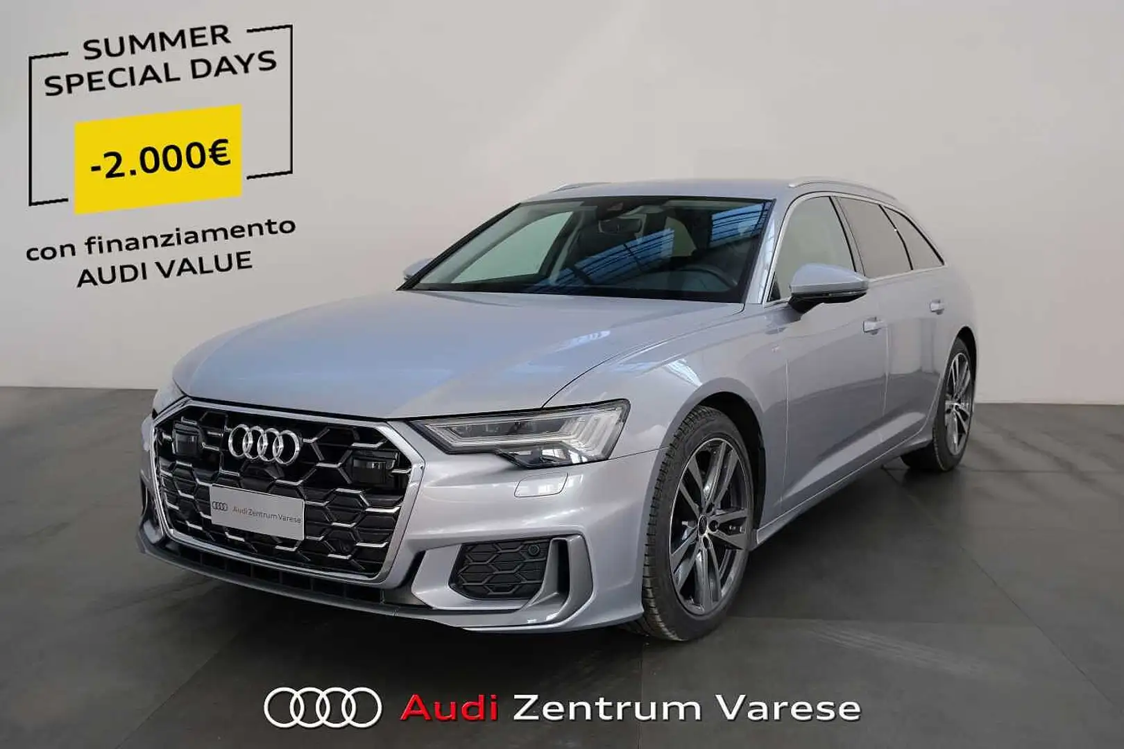 Audi A6 Avant 40 TDI 204cv MHEV Quattro Stronic Sline Argento - 1