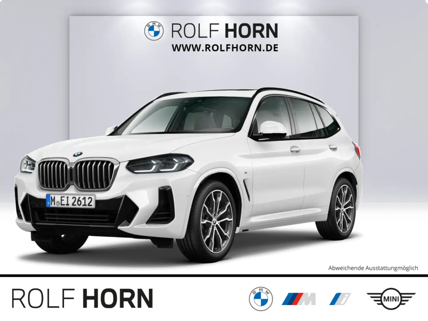 BMW X3 xDrive20i M Sport Autom Navi Pano HiFi RFK Weiß - 1