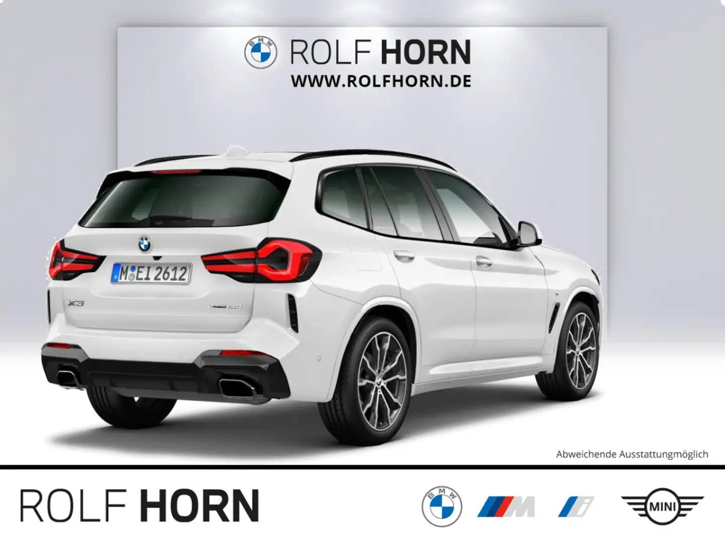 BMW X3 xDrive20i M Sport Autom Navi Pano HiFi RFK Weiß - 2