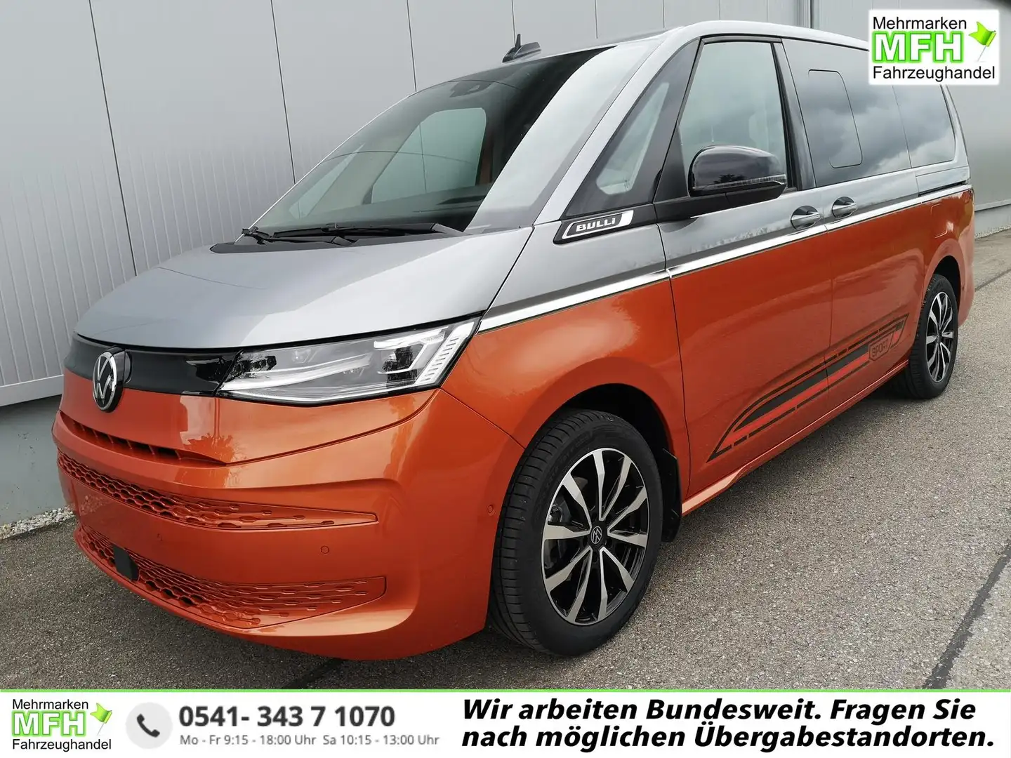 Volkswagen T7 Multivan 2.0 TDI LÜ High Sport Edition 110 kW (150 PS), ... Silber - 1