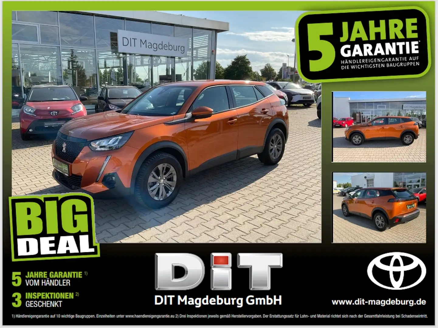 Peugeot 2008 1.2 Active Pack Carplay,LED,Sitzheizung,DAB Orange - 1
