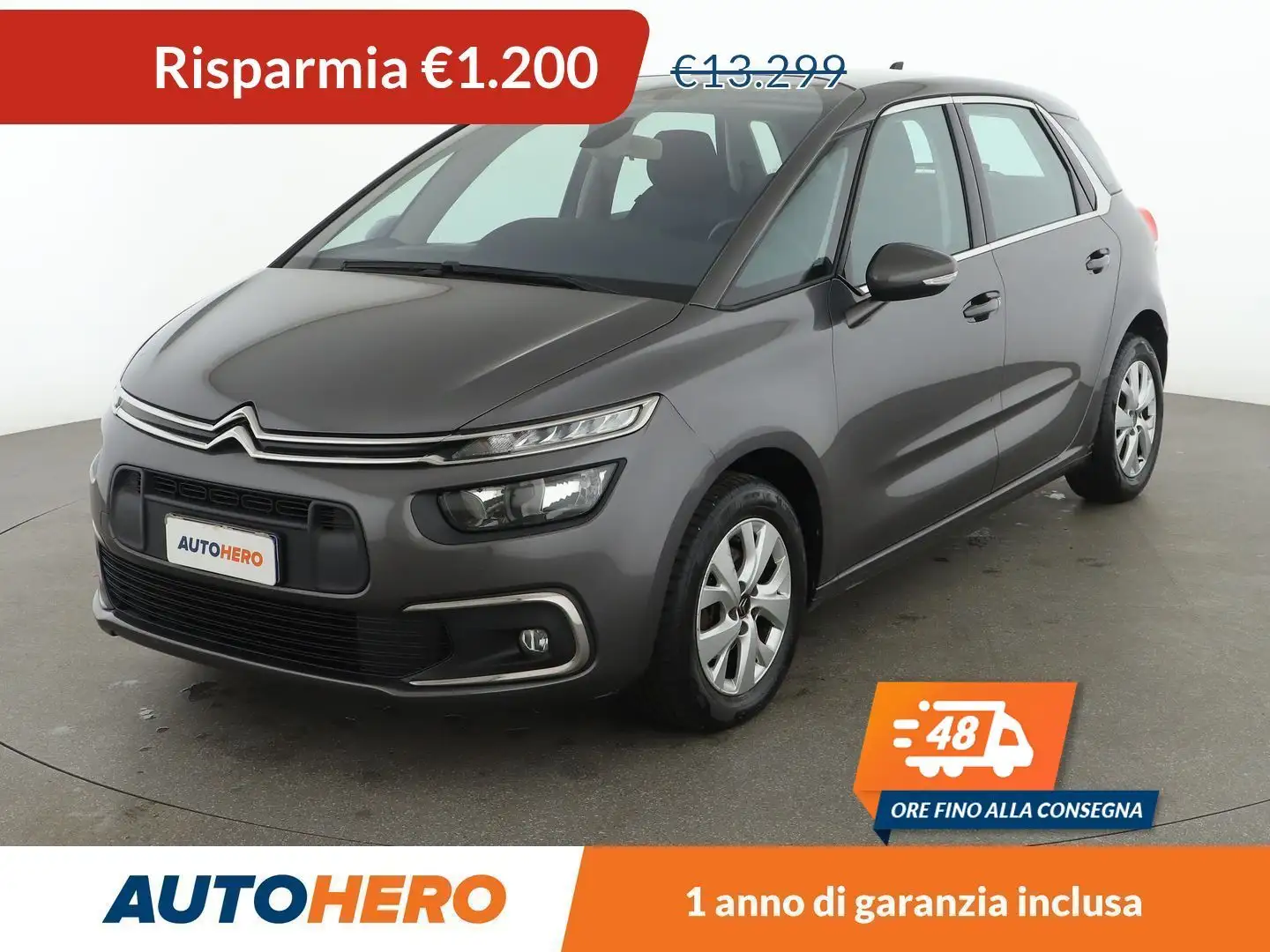 Citroen C4 SpaceTourer 1.5 Blue-HDi Feel Grigio - 1